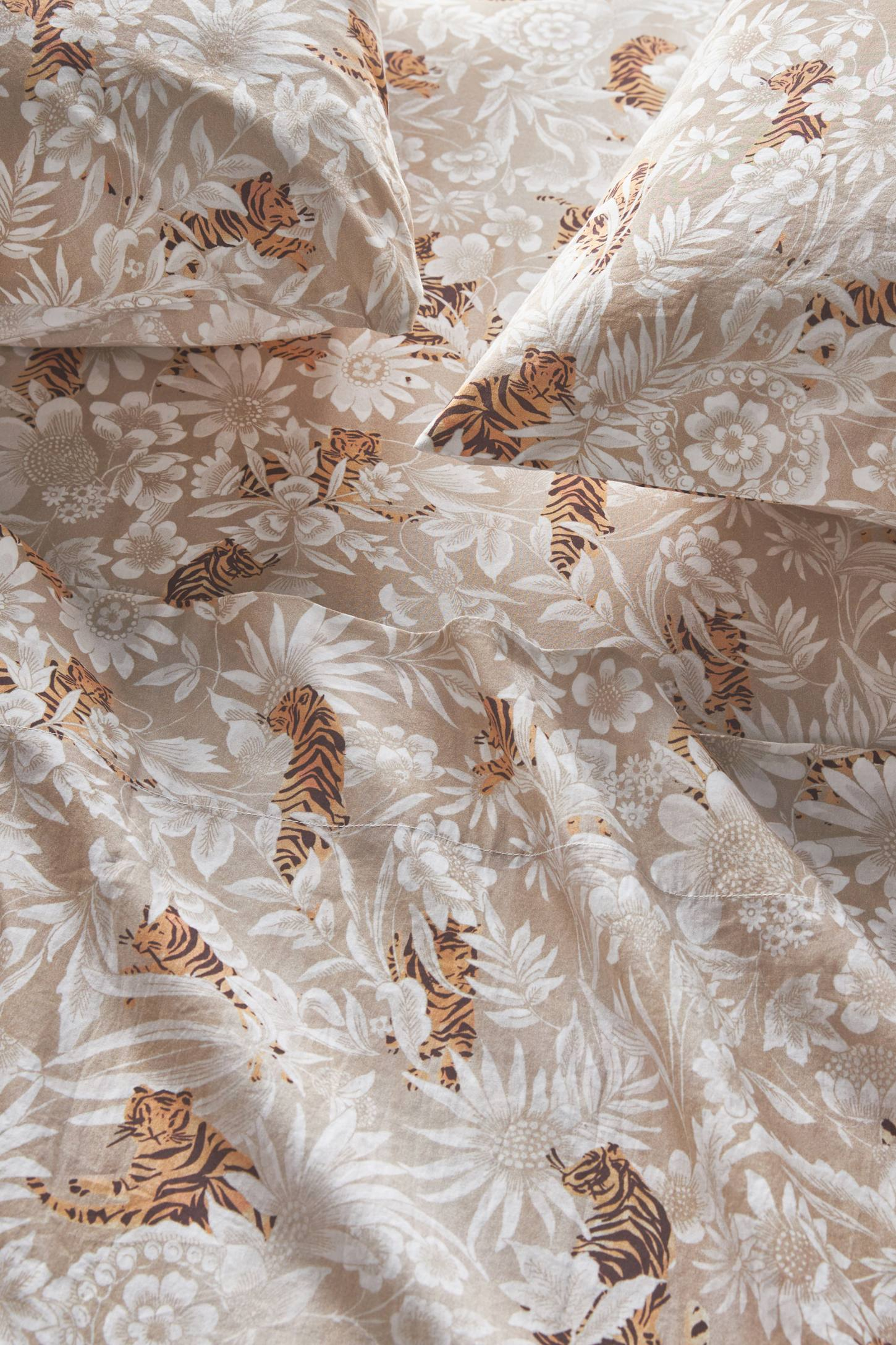 Organic Cotton Percale Printed Sheet Set