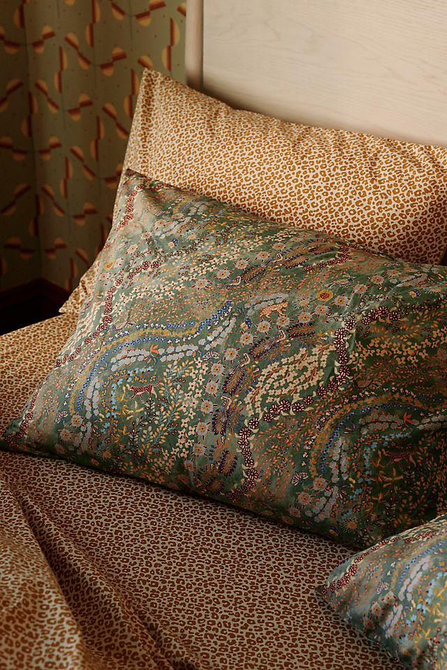 Organic Cotton Percale Printed Sheet Set