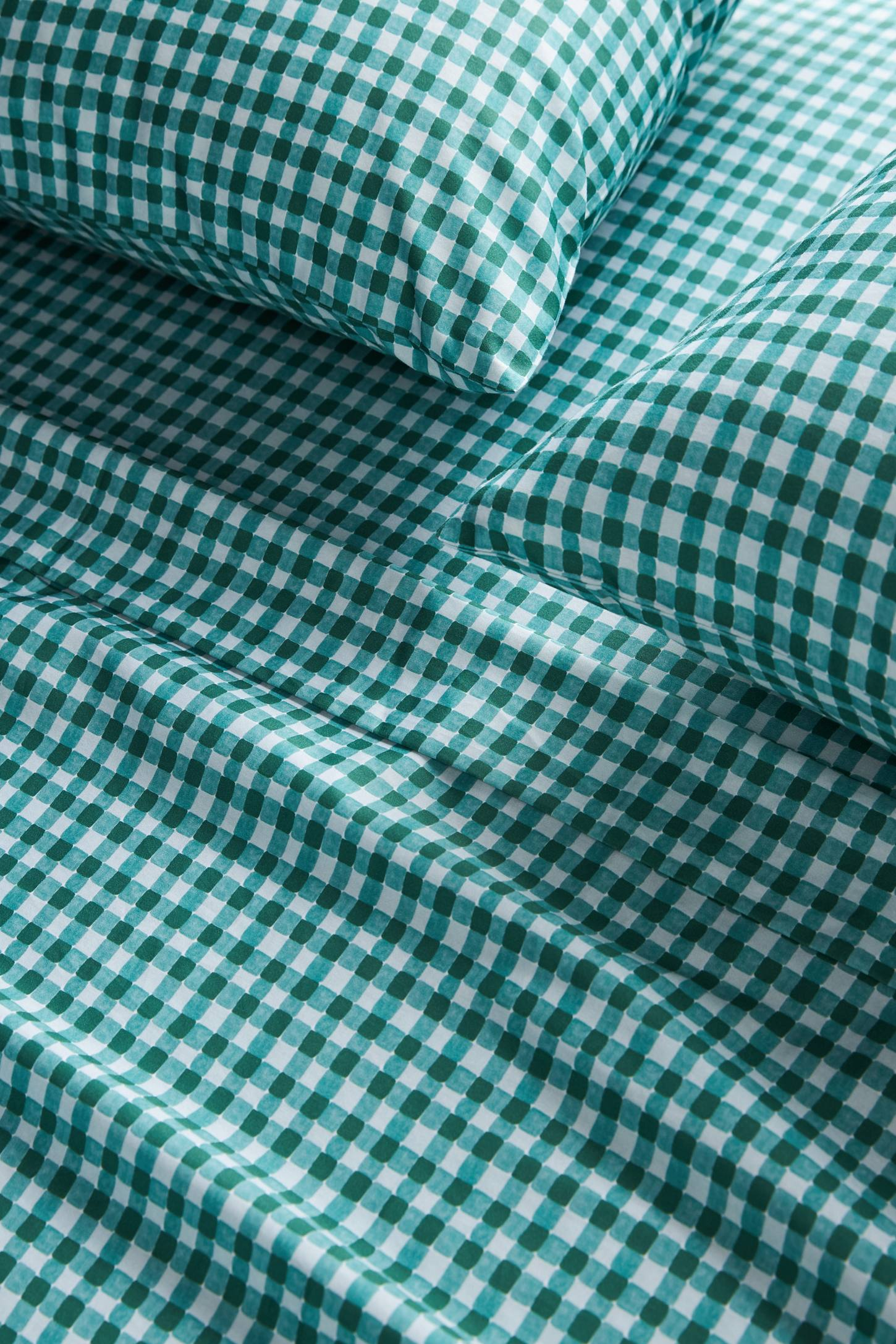 The Organic Cotton Sateen Printed Sheet Set by Maeve