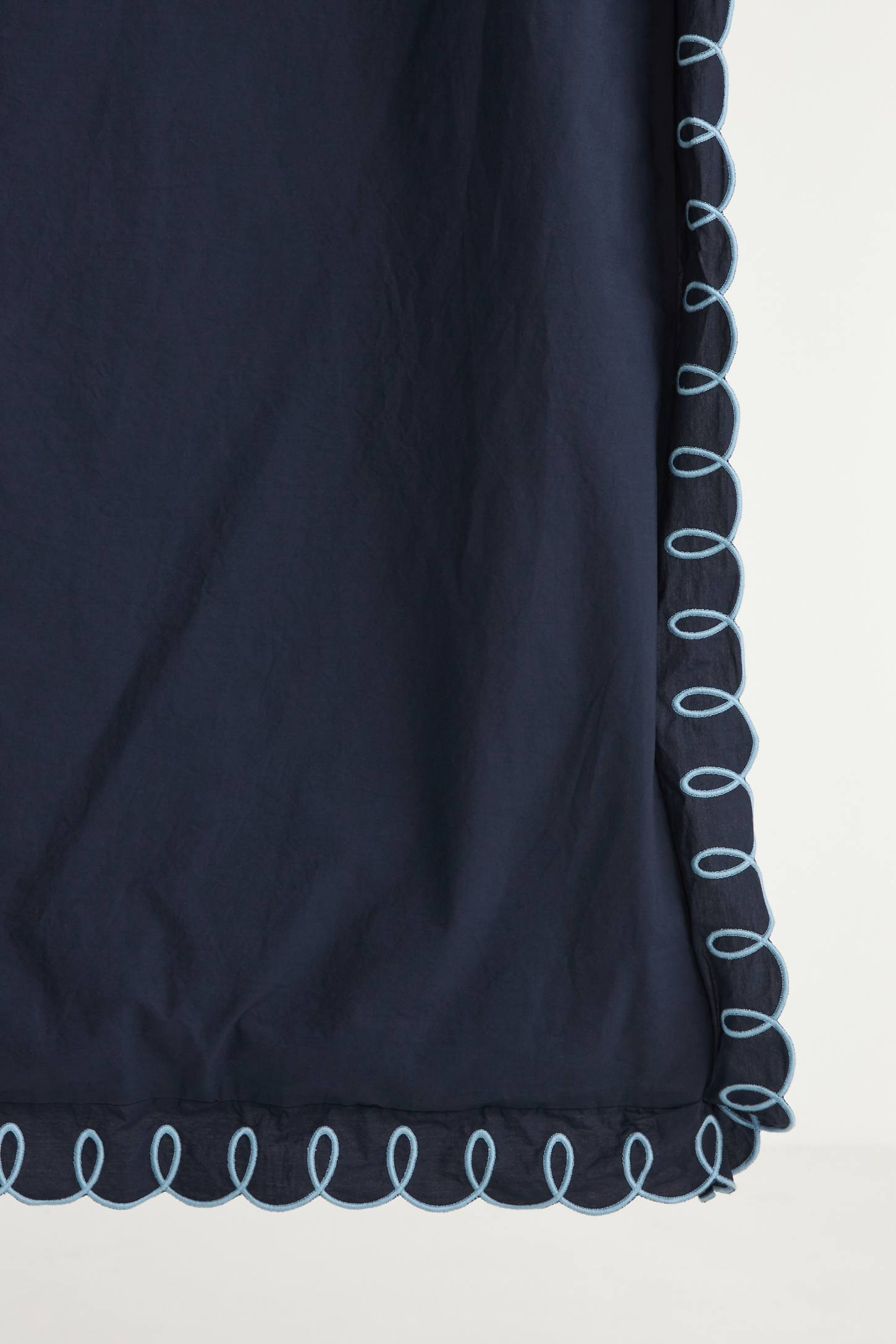 Maeve by Anthropologie Organic Cotton Looped Embroidered Duvet Cover
