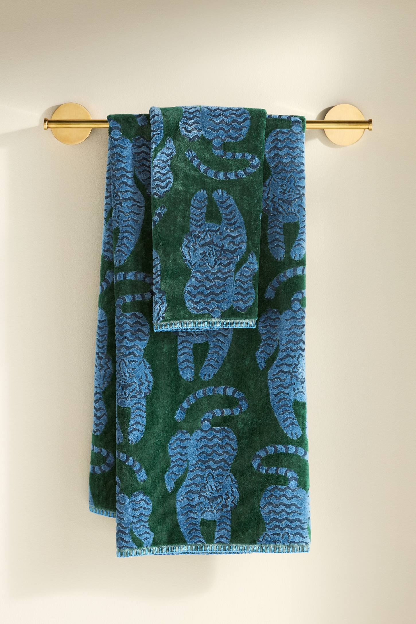 Isa Tiger Cotton Towel Collection