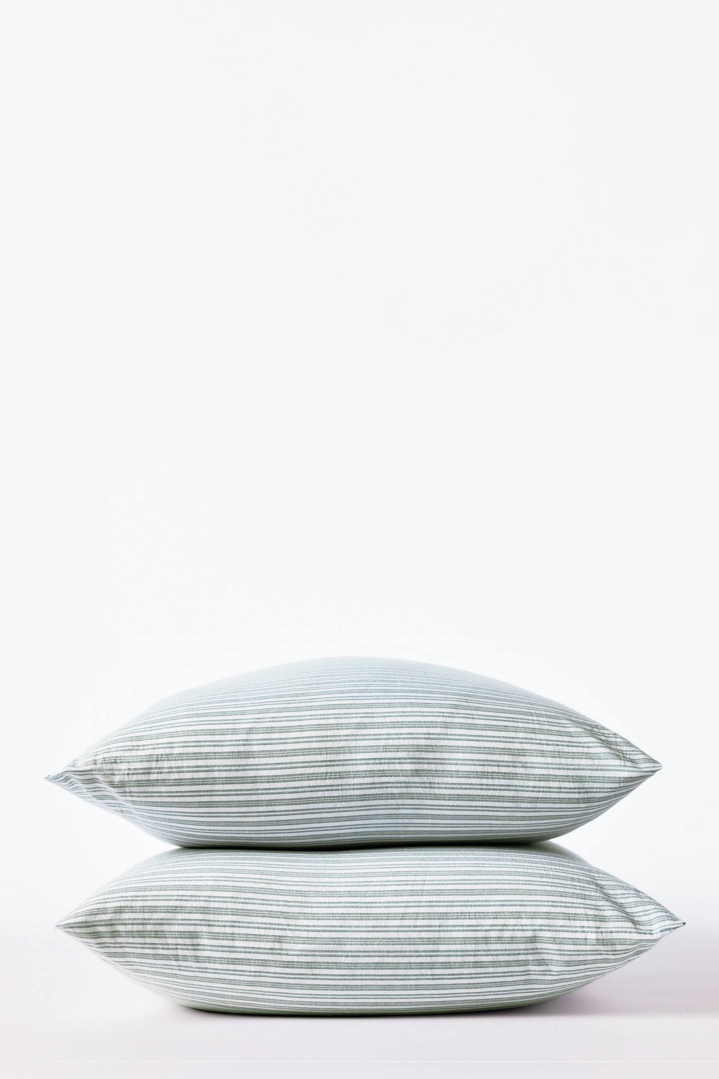 Coyuchi Organic Crinkled Percale Pillowcase Set of 2