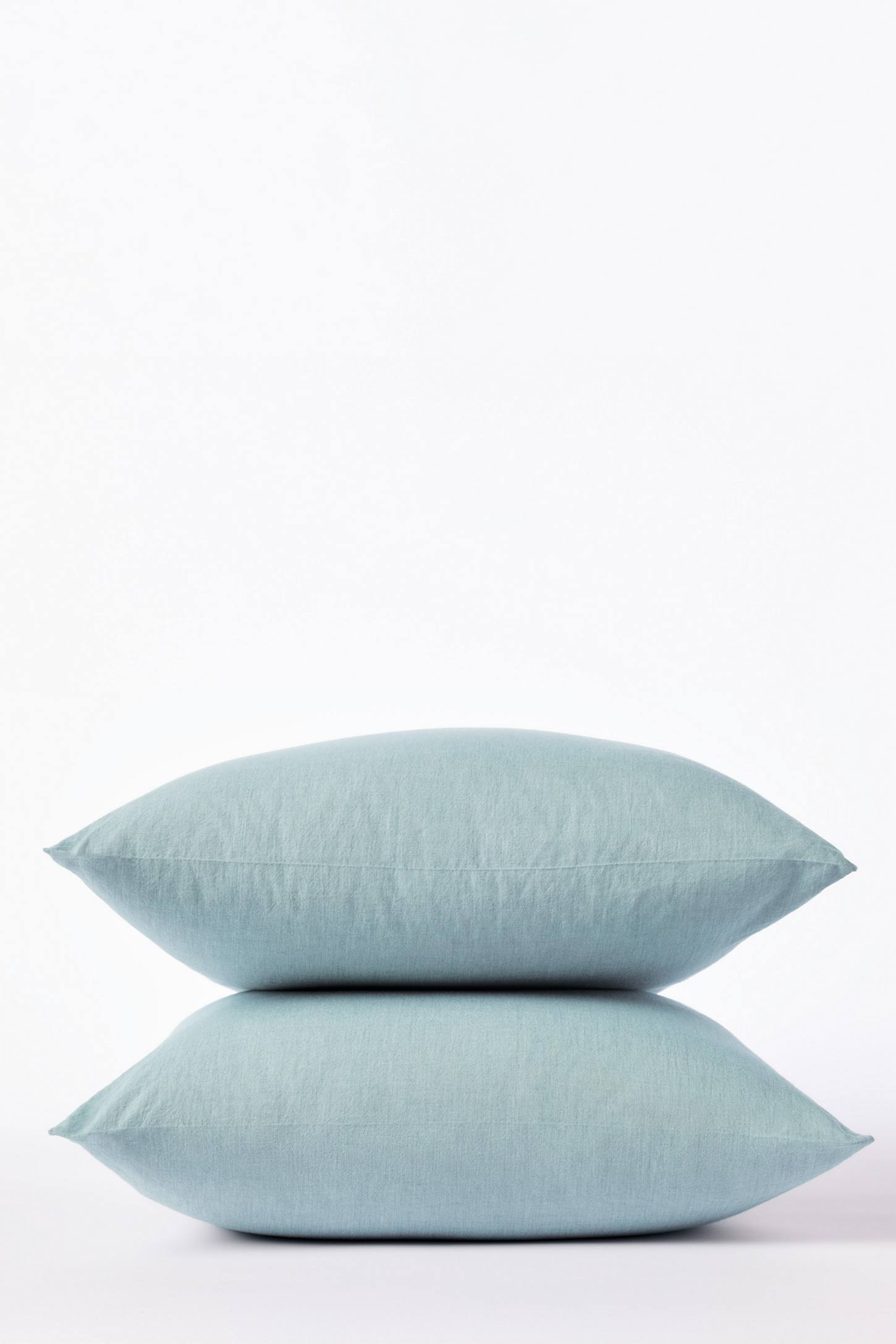 King Size Organic Cotton Striped Pillowcases Set of 2
