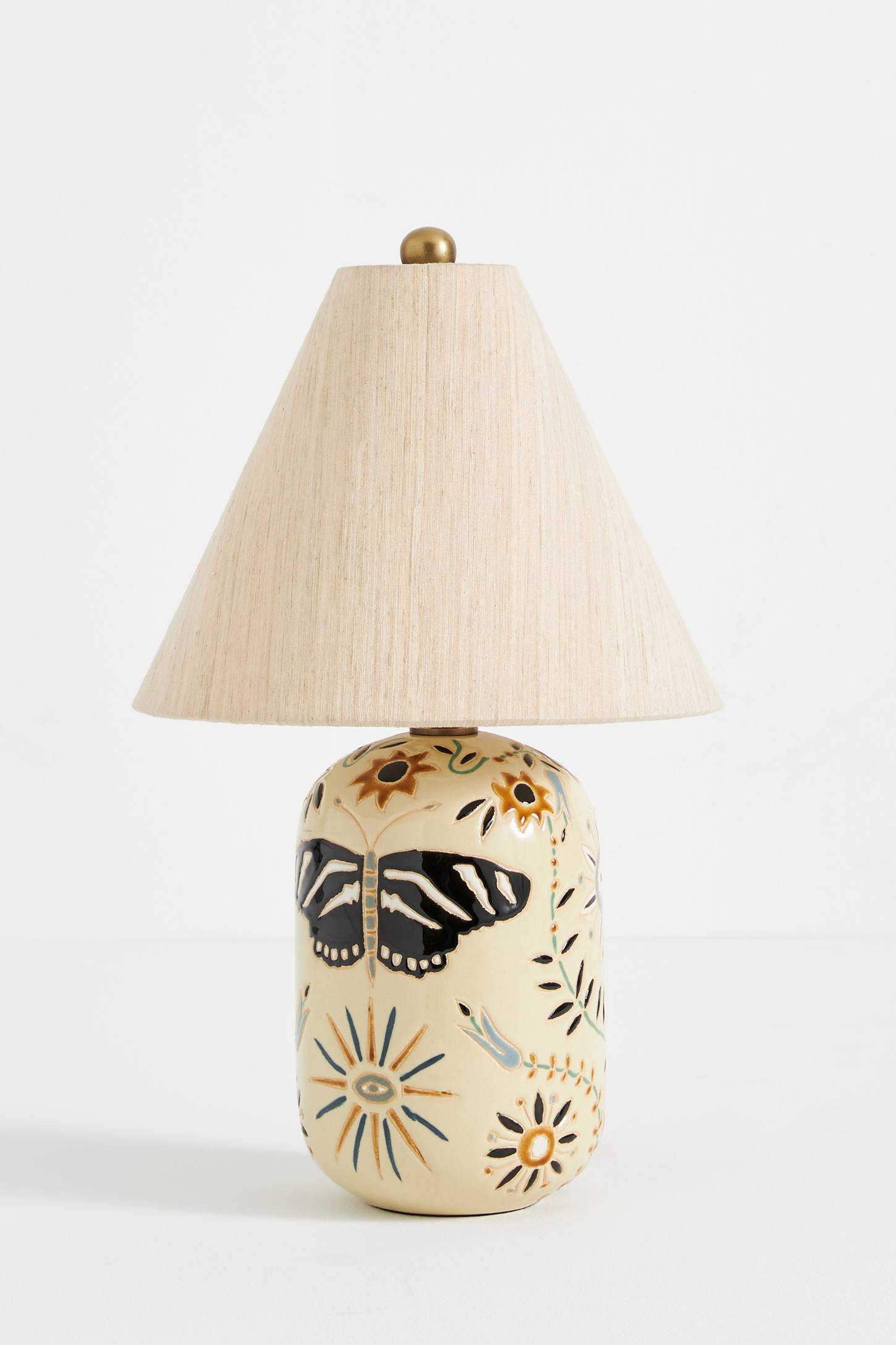 Kaia Wax Resist Ceramic Table Lamp