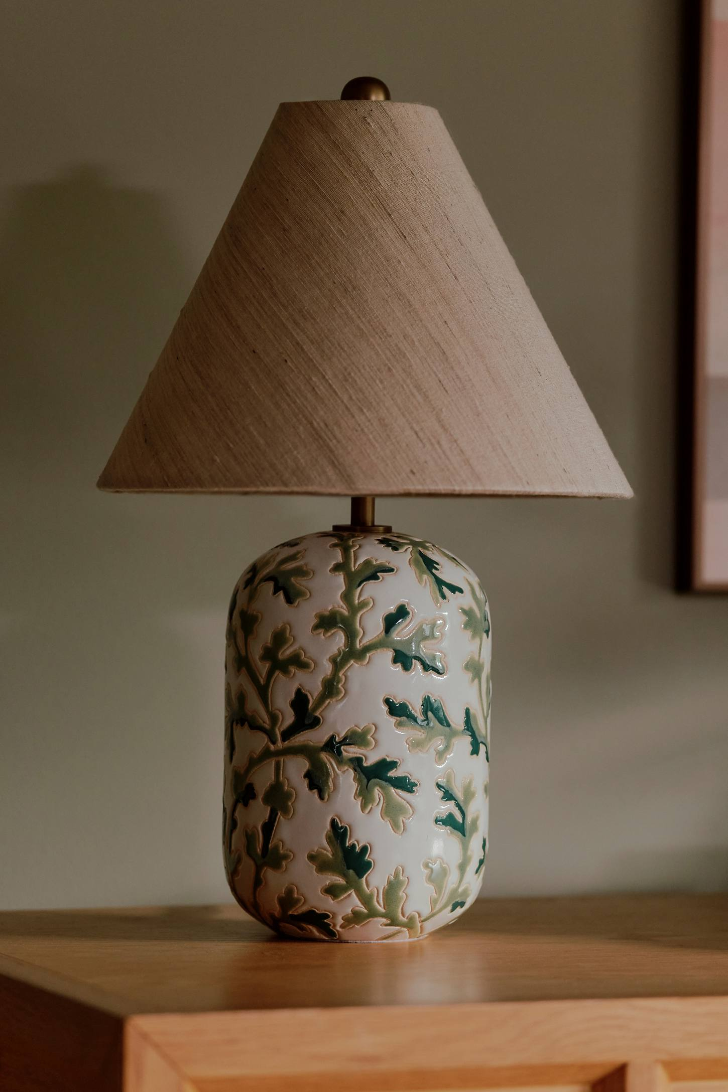 Kaia Wax Resist Ceramic Table Lamp