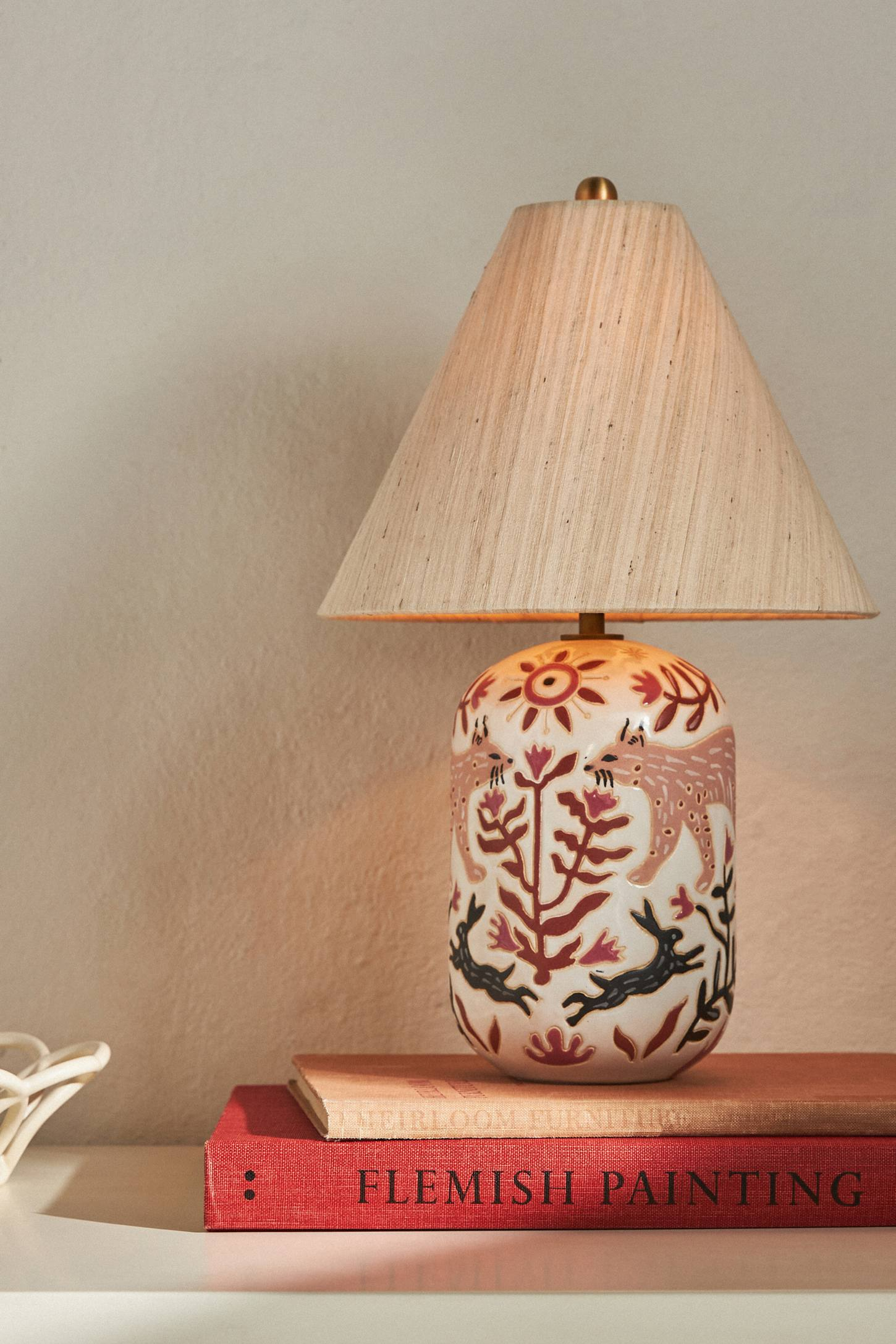 Kaia Wax Resist Ceramic Table Lamp