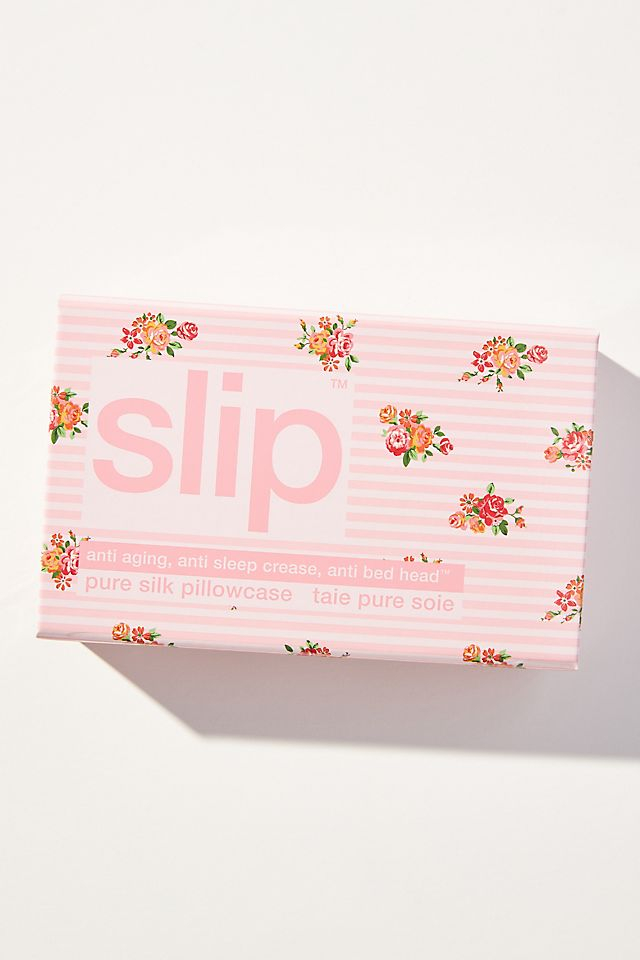 slip The Original Queen Pure Silk Pillow Case - 100% Pure 22 Momme Mulberry Silk - Queen Size Standard Pillow Case - Anti-Aging, Anti-BedHead, Anti-Sleep Crease, Petal (20" x 30")