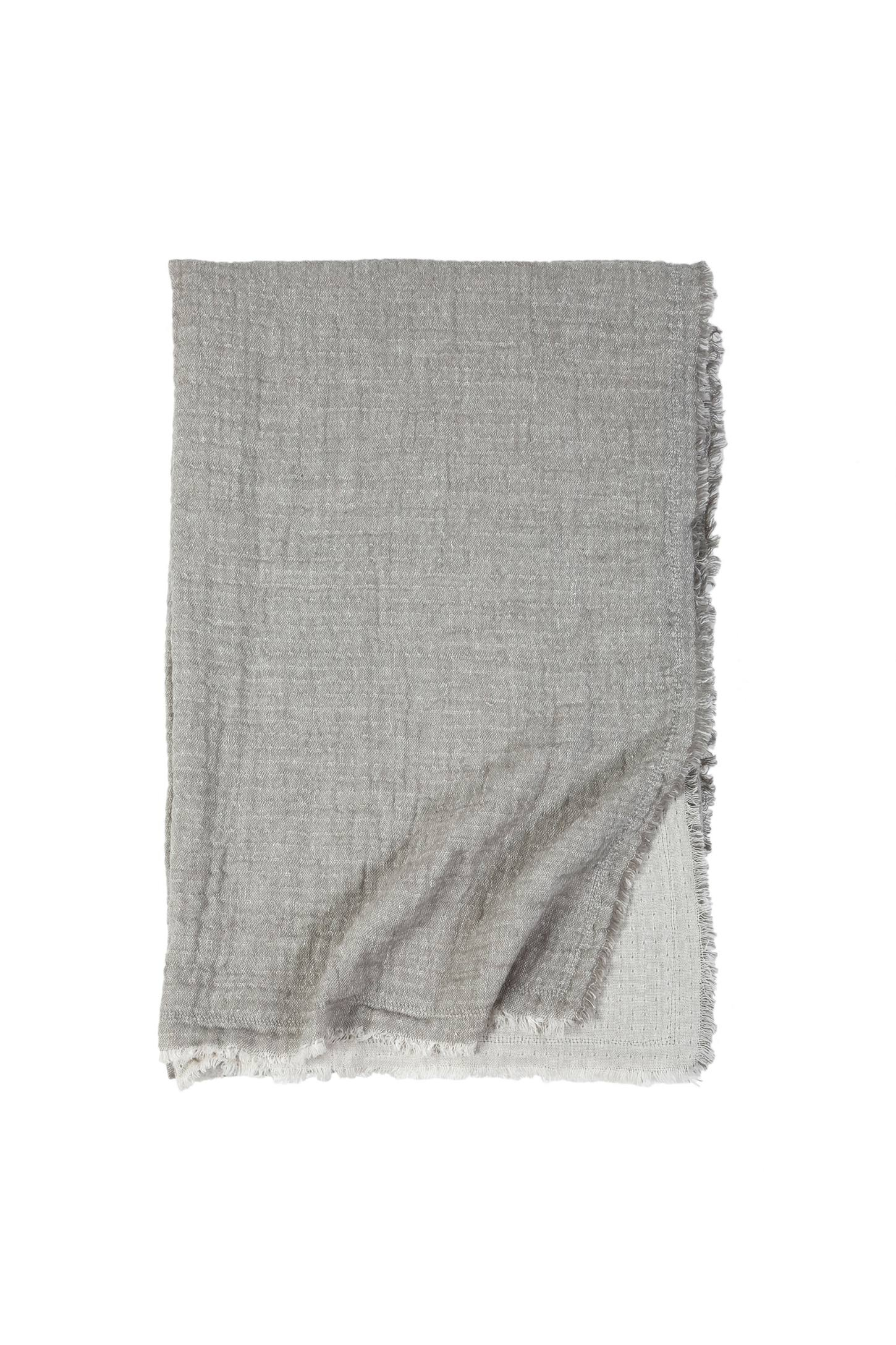 Hermosa Oversized Throw by Pom Pom At Home - Light Gray