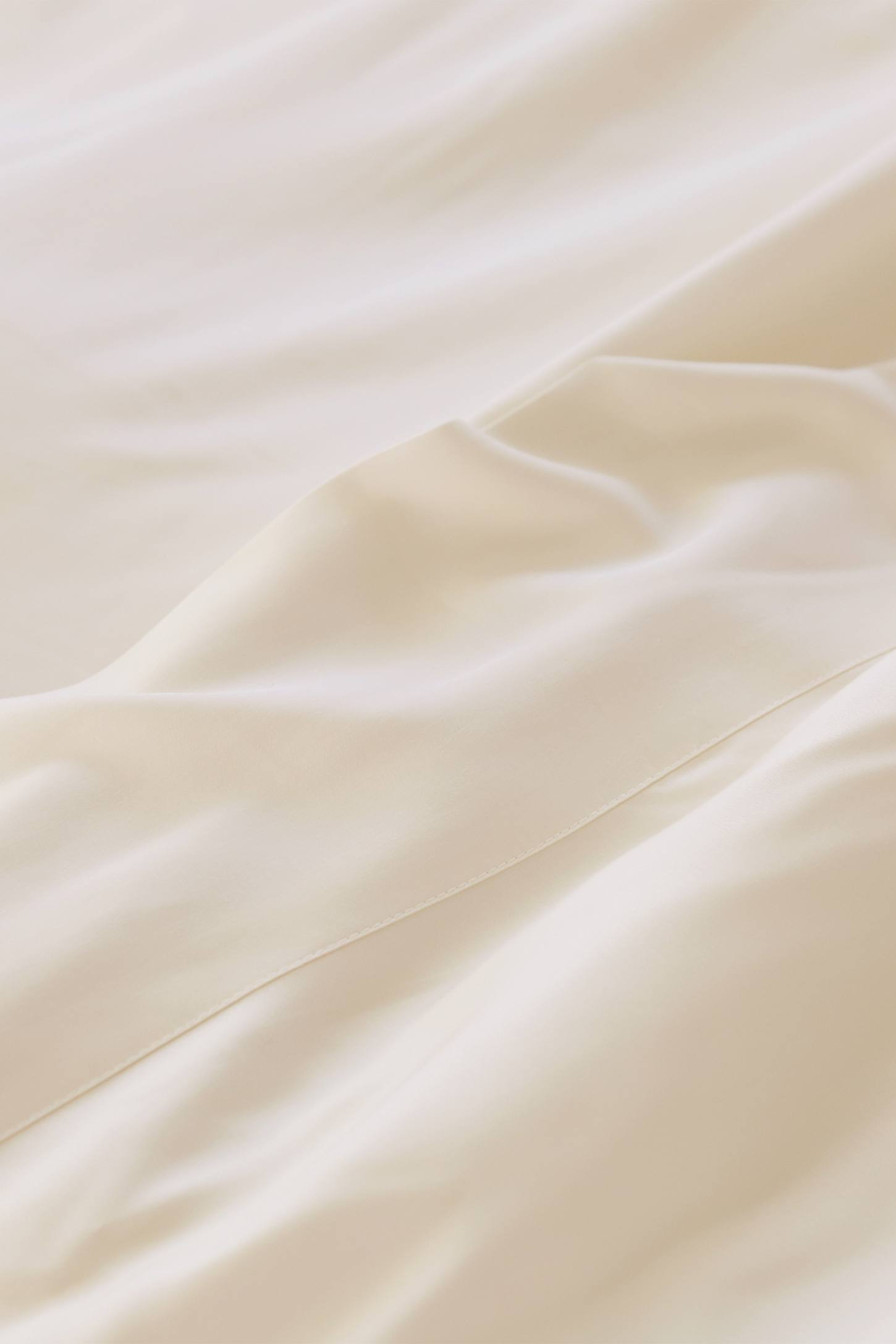 Twin White Egyptian Cotton Sateen Sheet Set