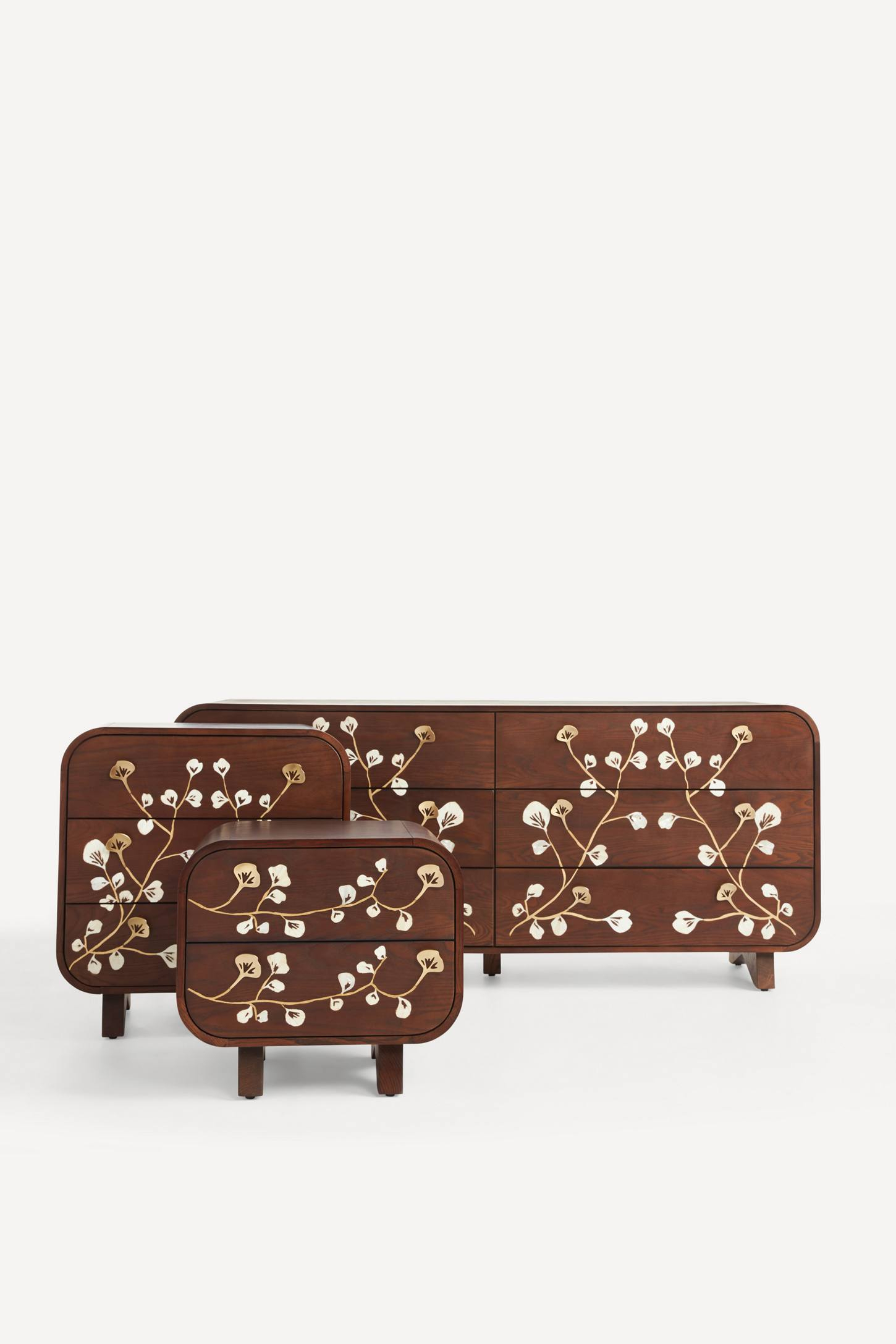 Toulouse Bone Inlay Three-Drawer Dresser