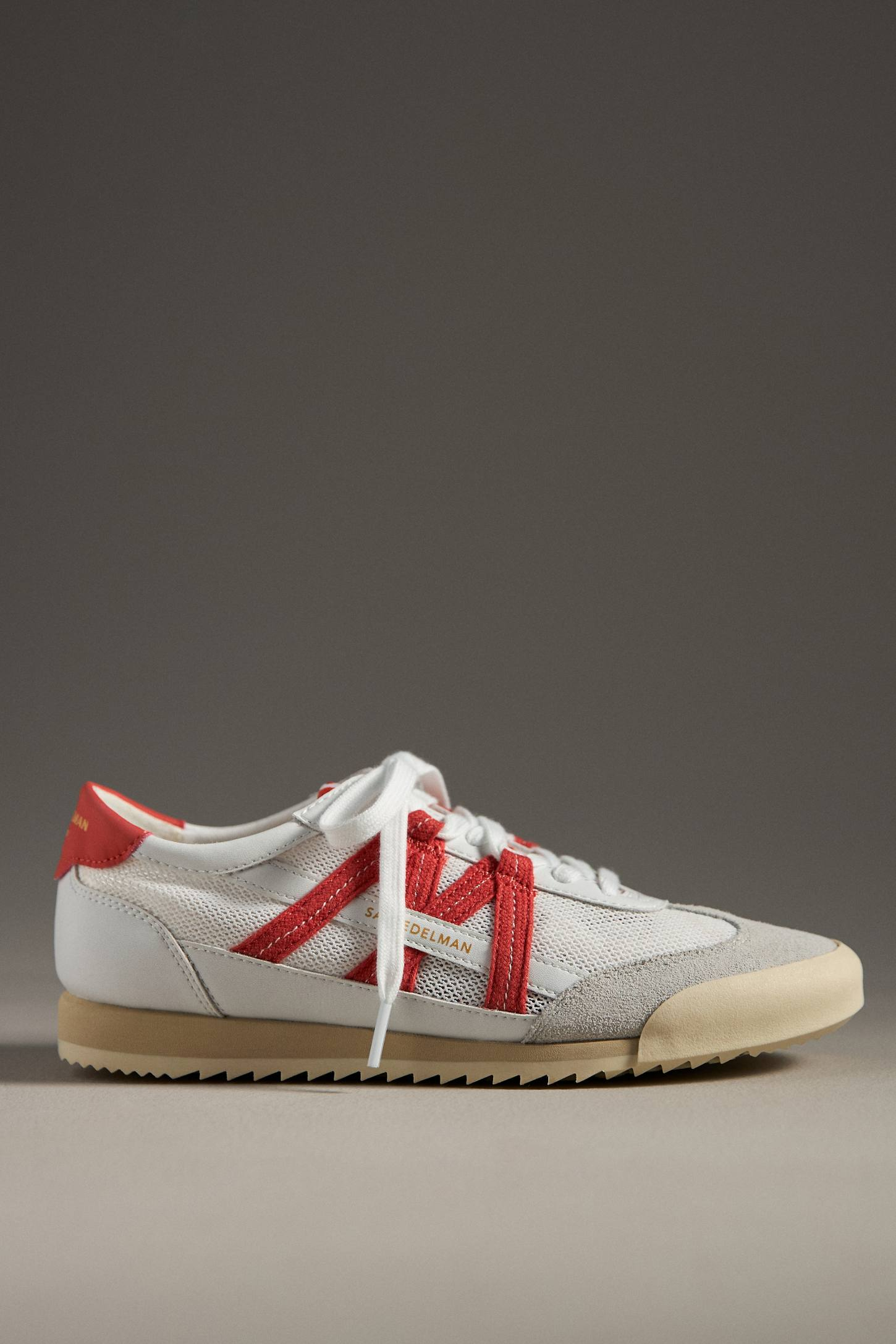 Blue Mesh and Suede Women's Low-Top Sneaker