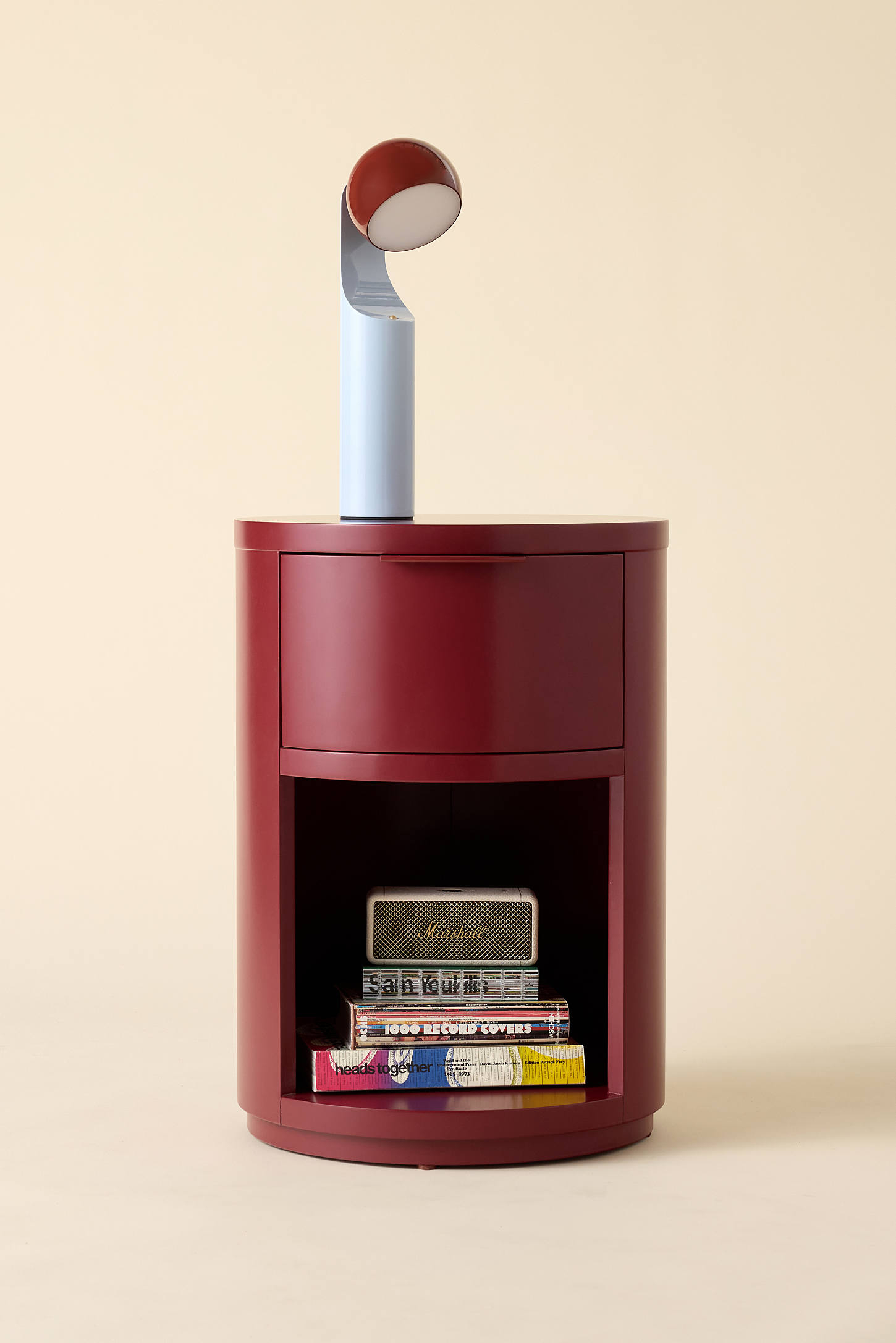 Kane Round Storage Nightstand