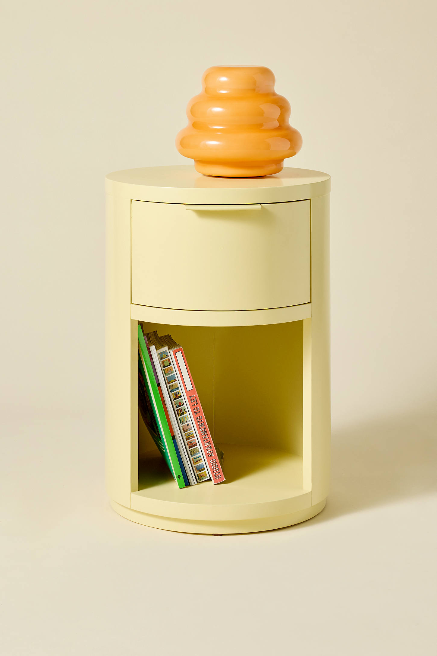 Kane Round Storage Nightstand