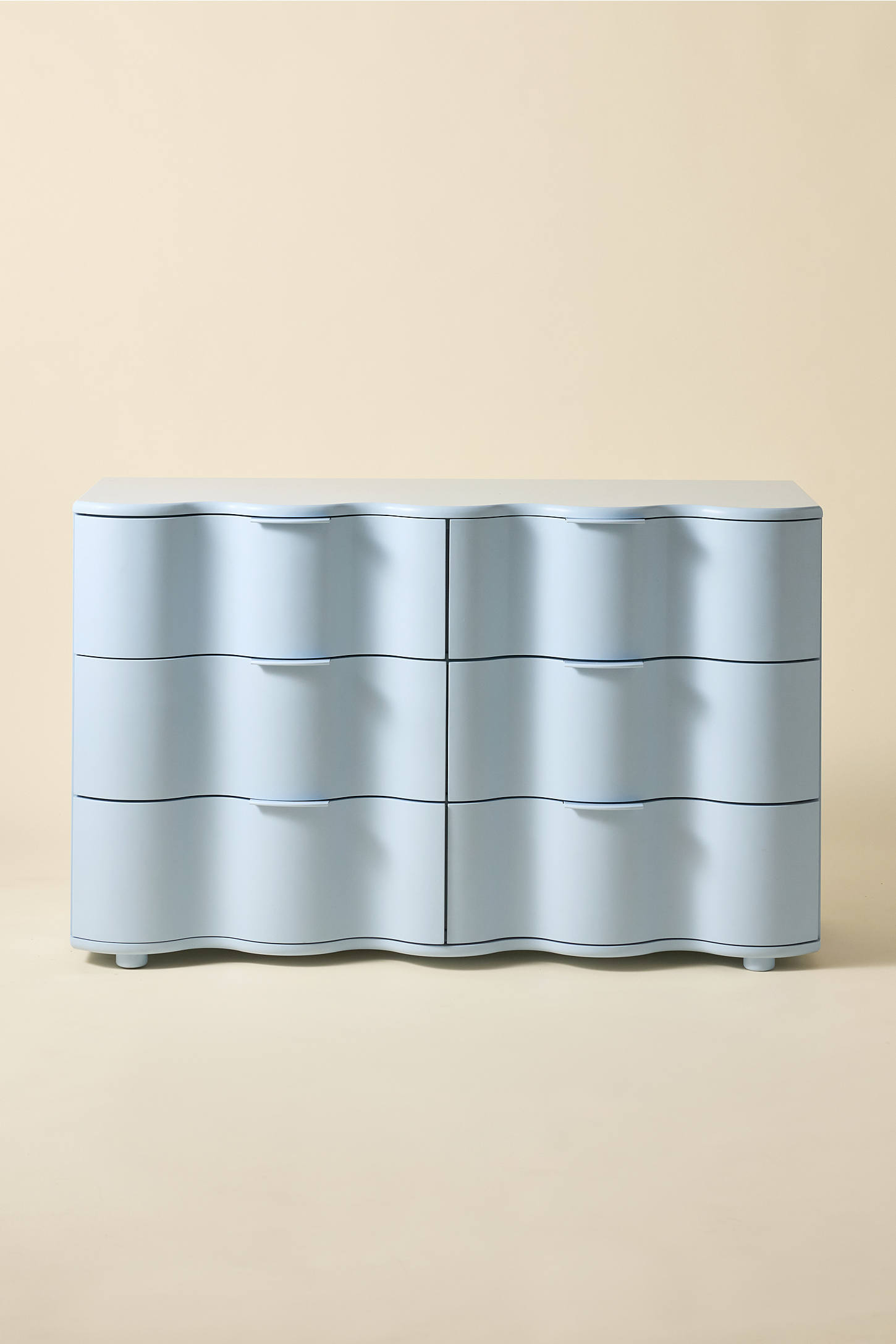 Aria 6-Drawer Short Squiggle Dresser
