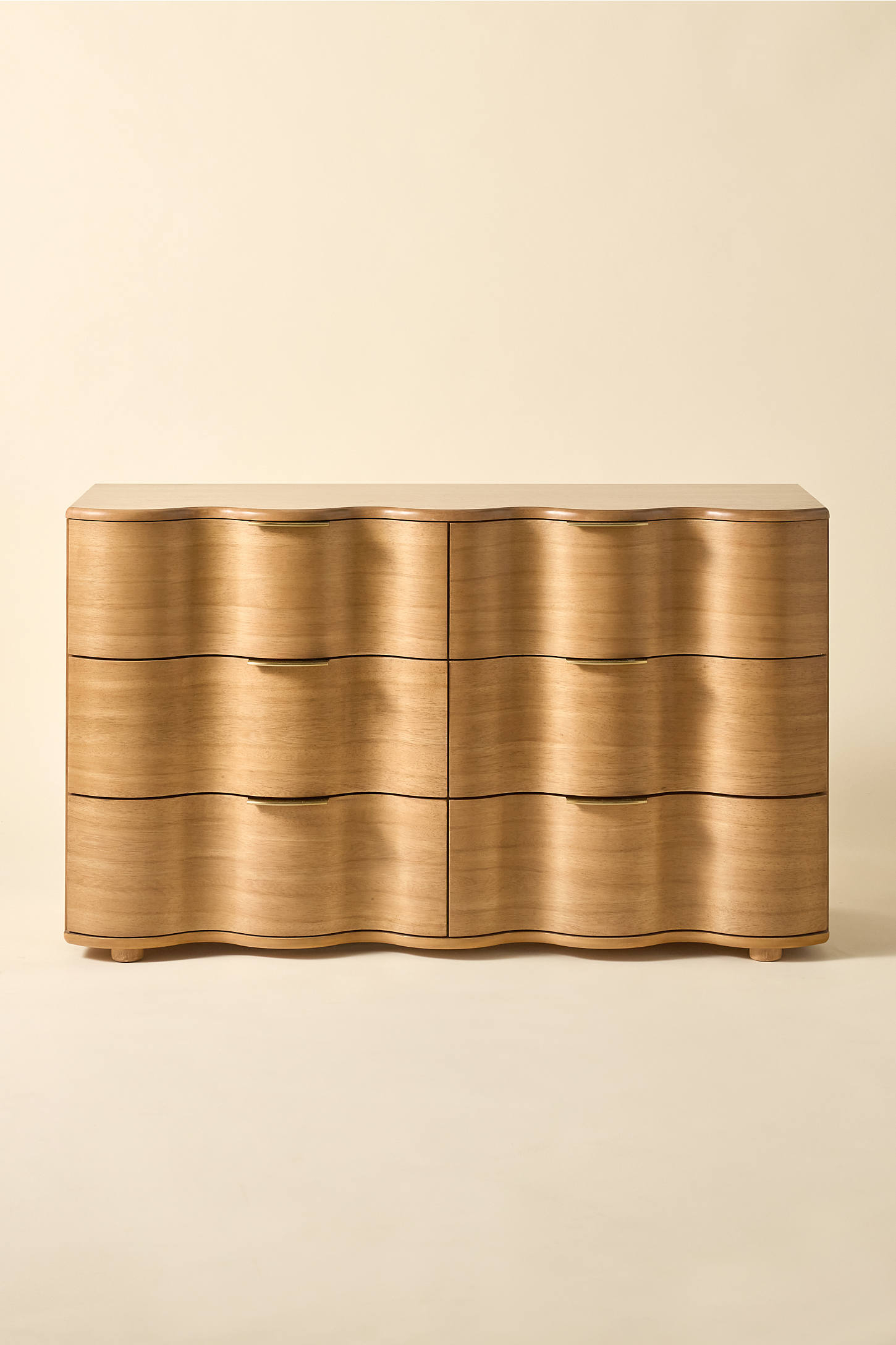 Aria 6-Drawer Short Squiggle Dresser
