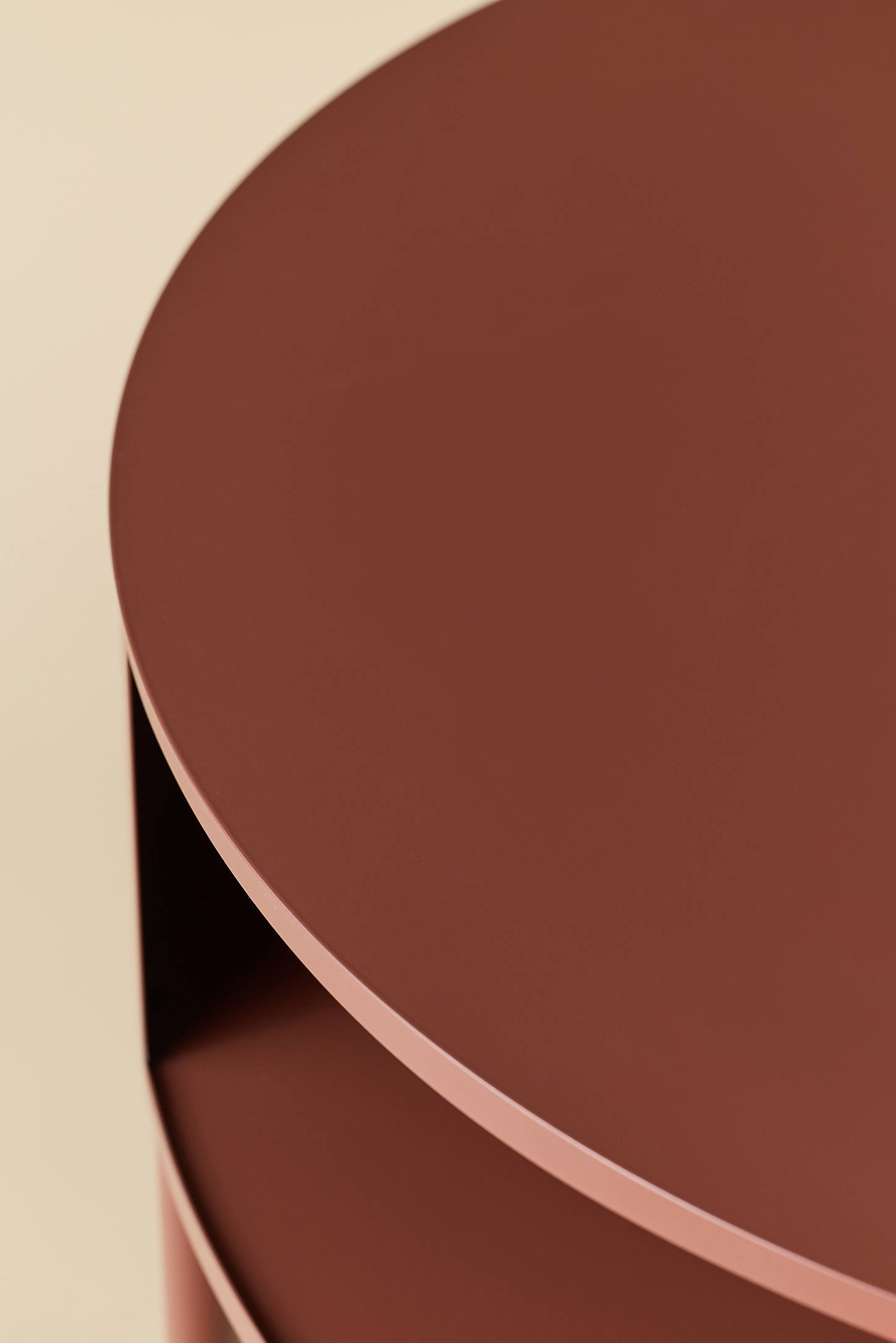 Lucie Round Iron Desk