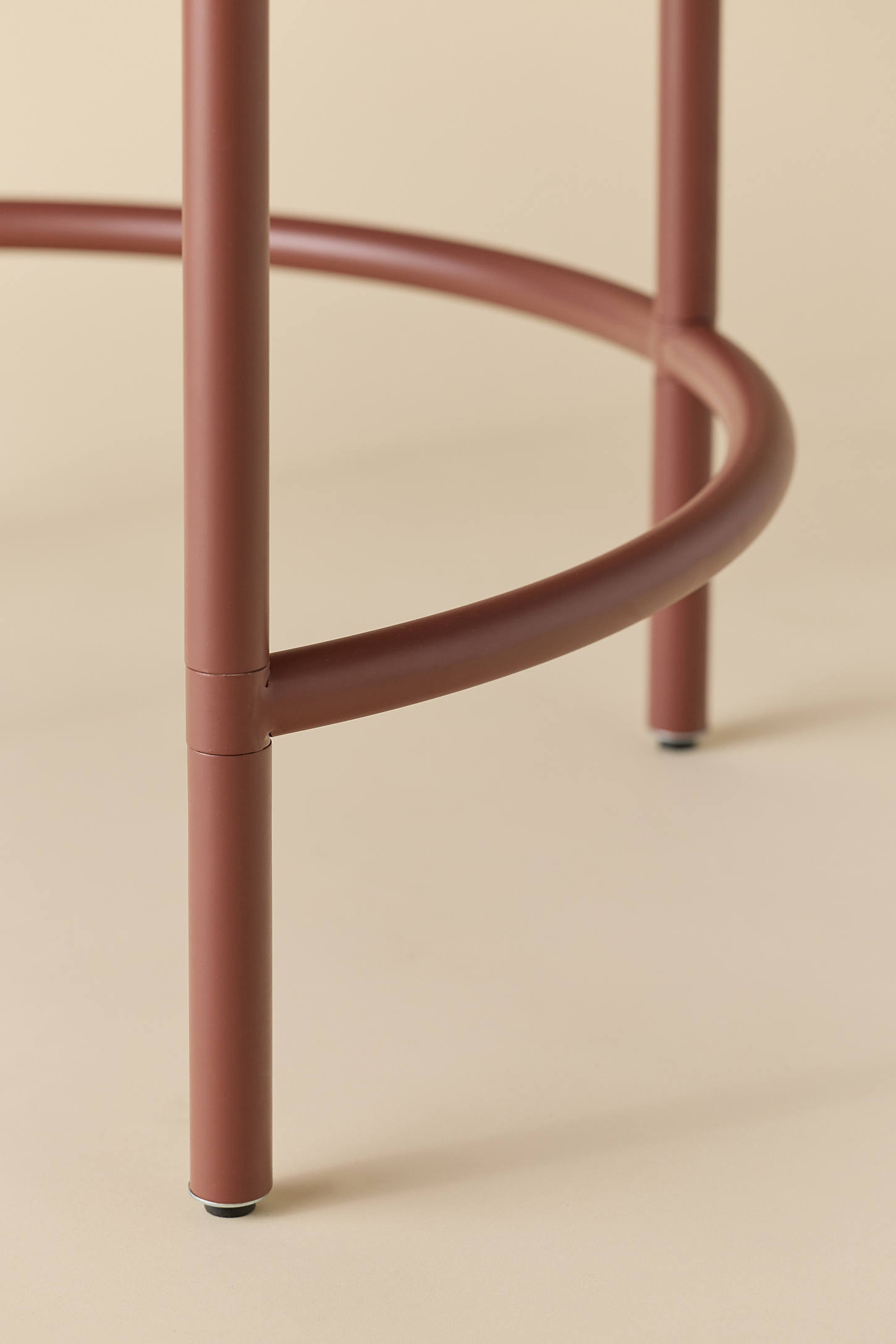 Lucie Round Iron Desk