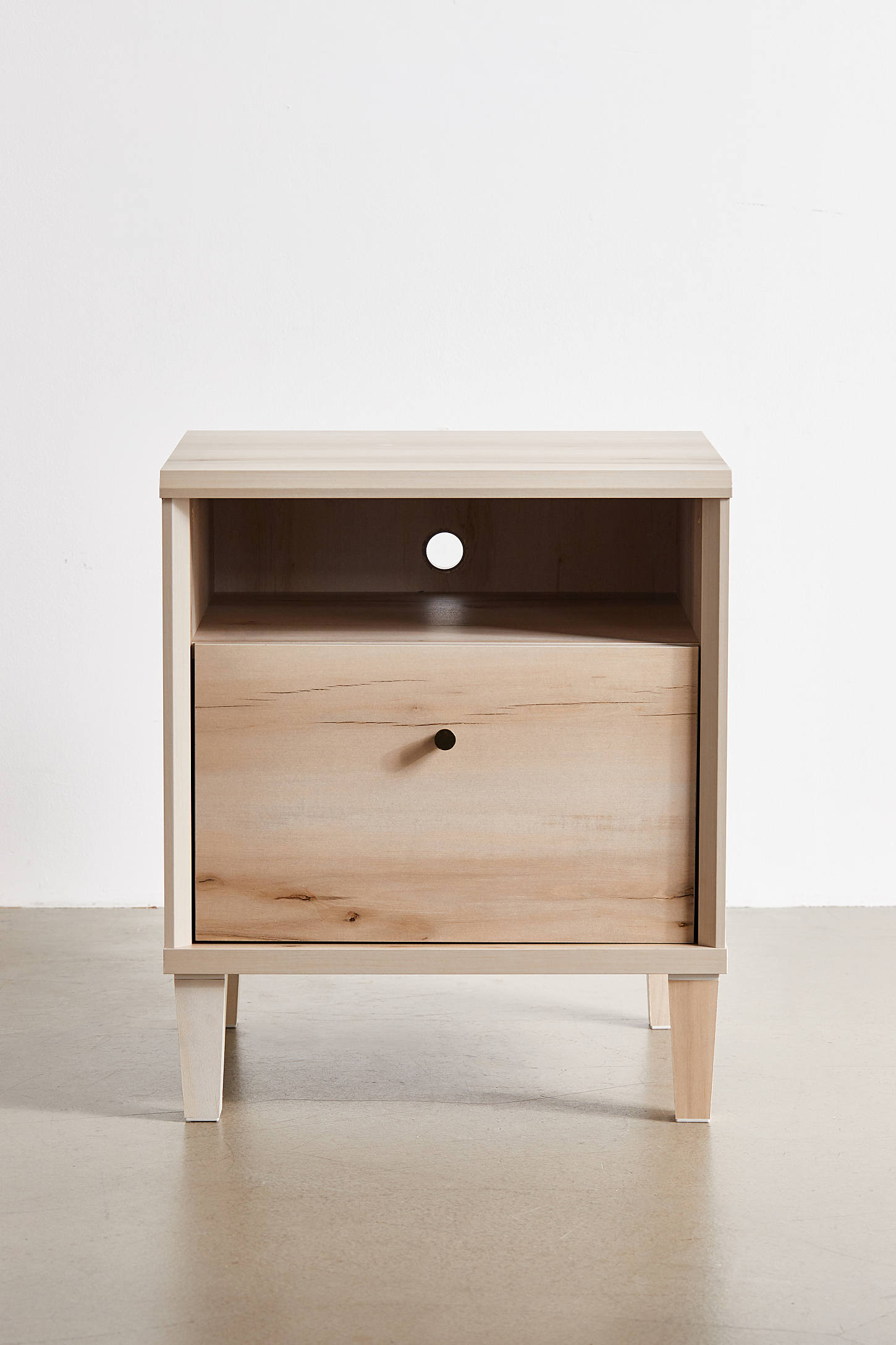 Anders Wood Storage Nightstand