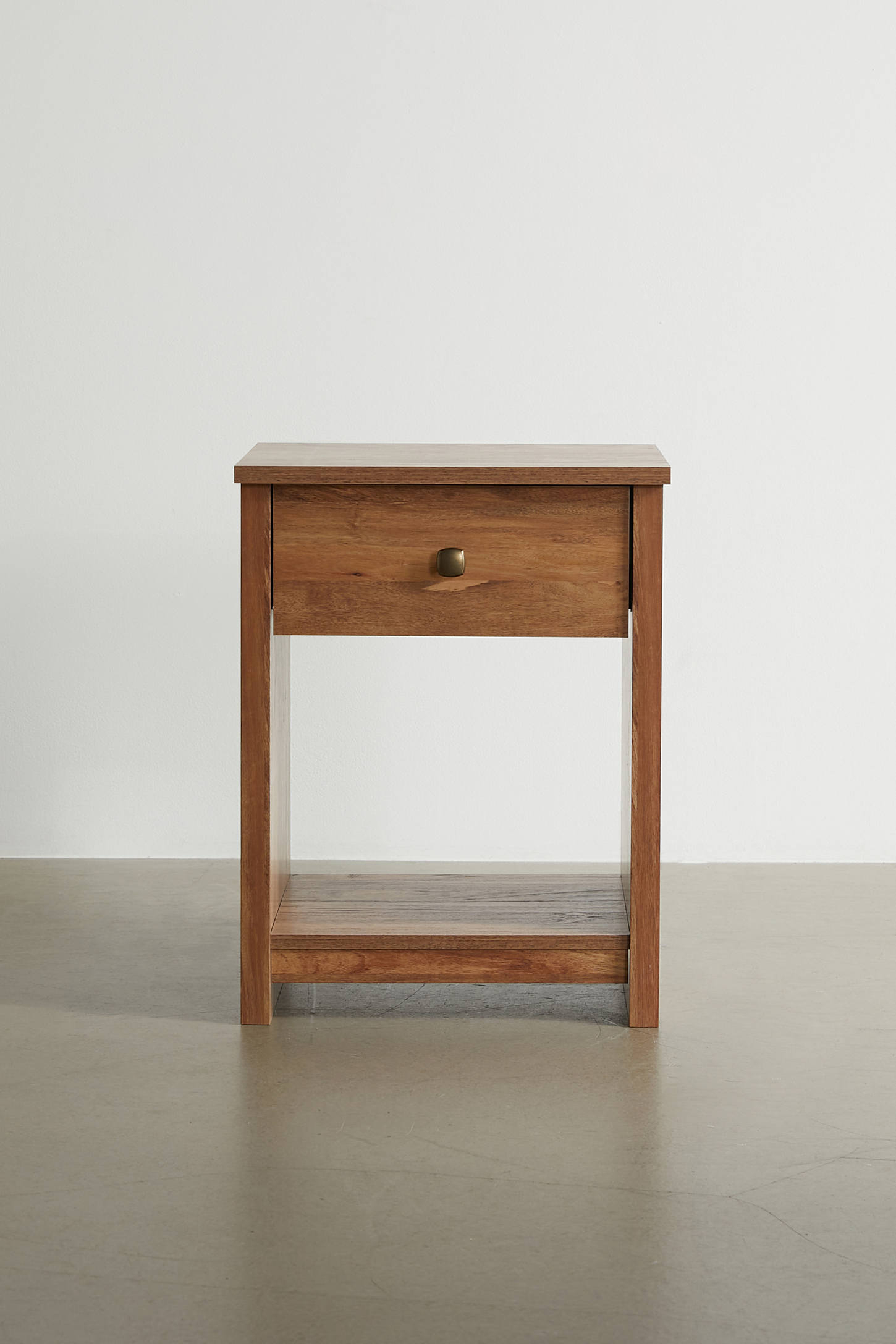 Harlow Wood Storage Nightstand