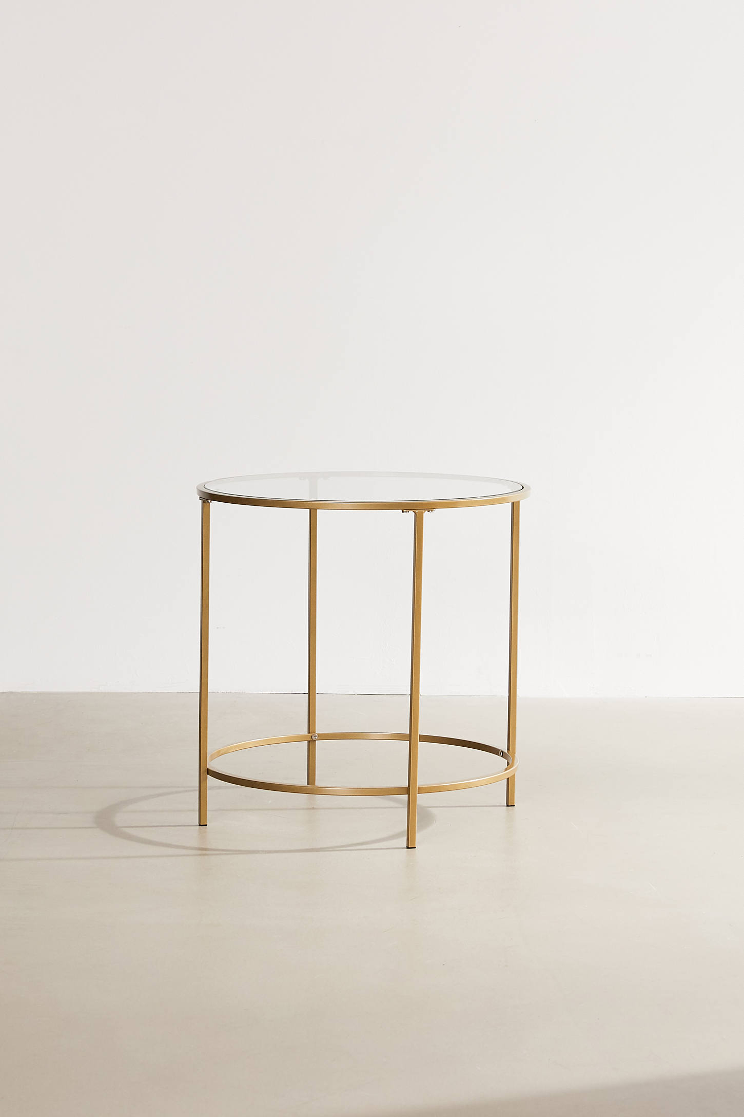 Claire Round Metal Side Table