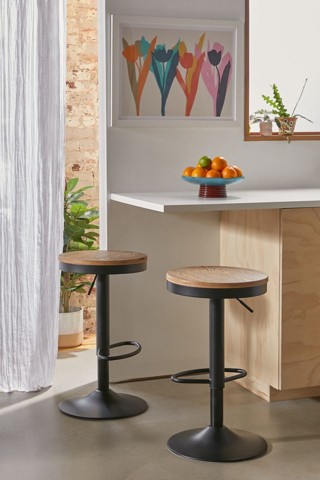 Dakota Adjustable Counter Stool - Set Of 2