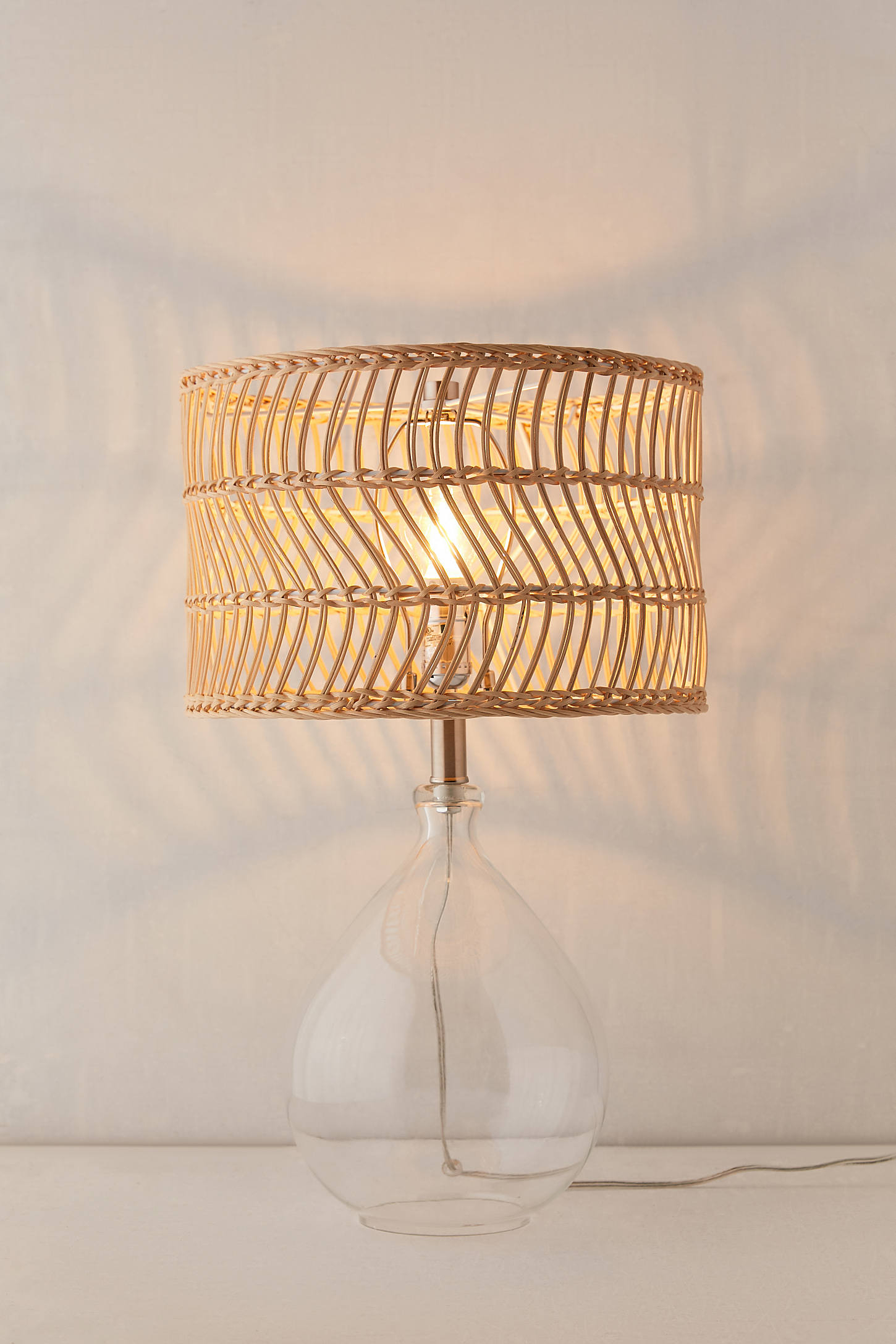 Teardrop Glass Table Lamp