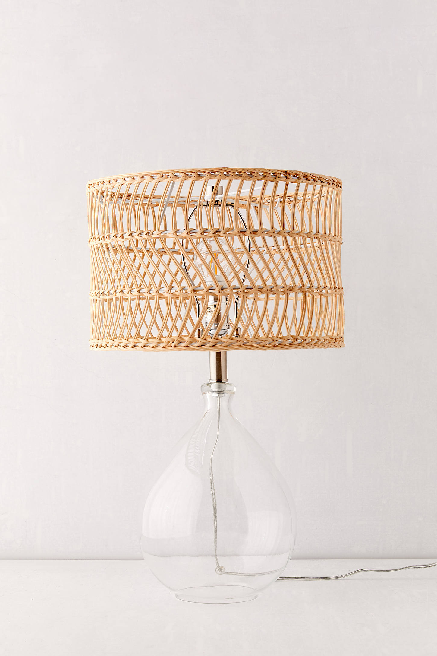 Teardrop Glass Table Lamp