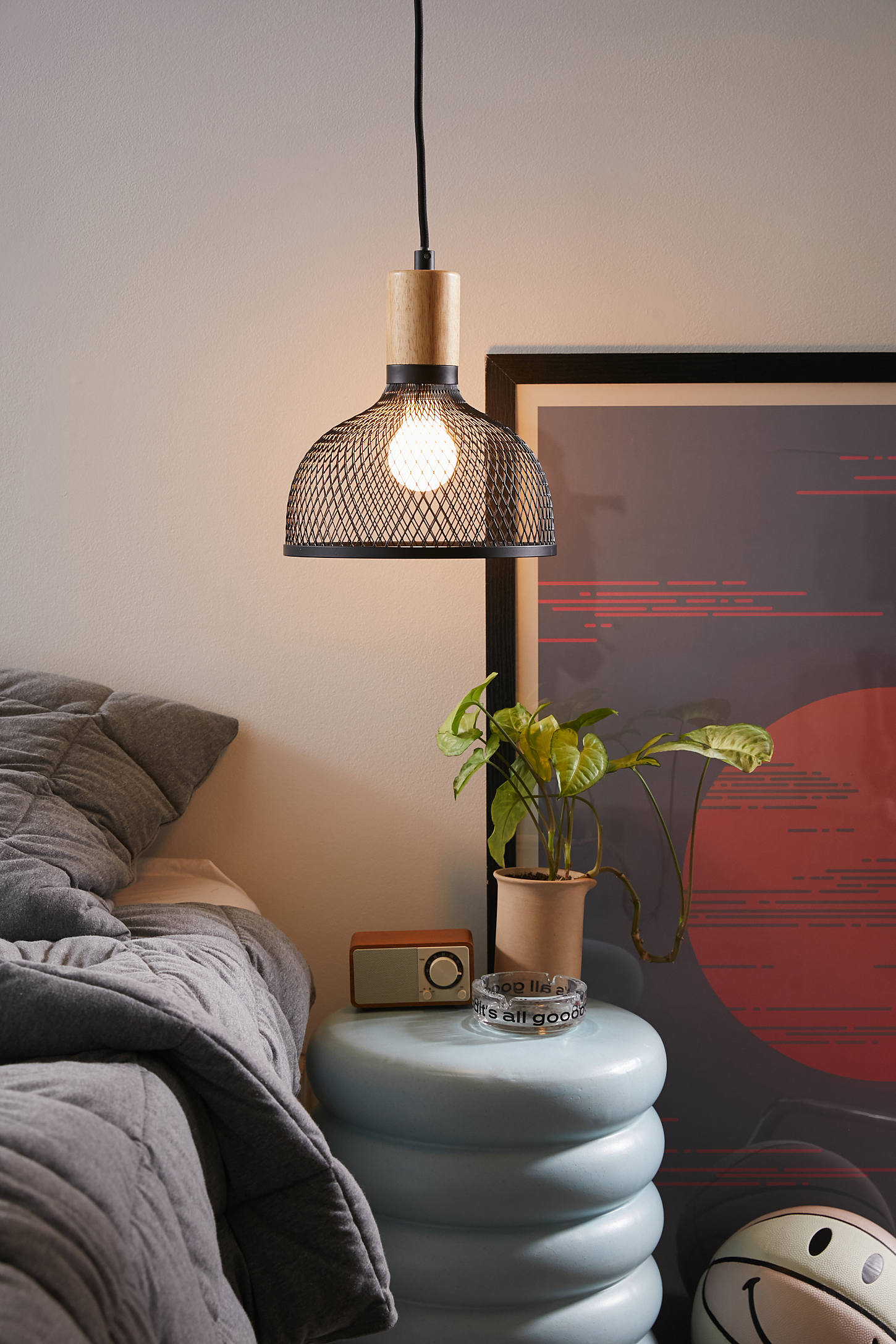 Dale Small Caged Pendant Light