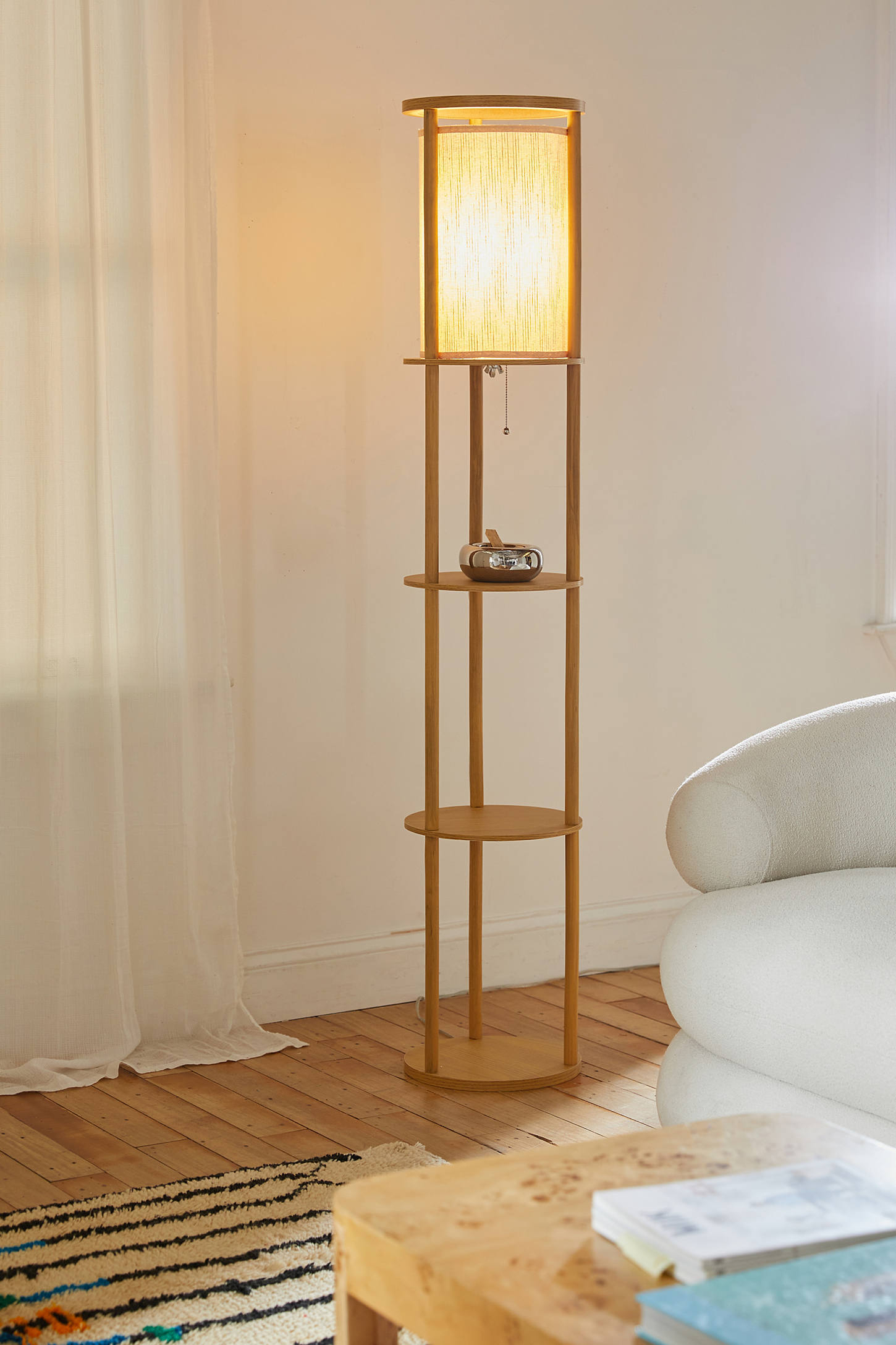 Stewart Shelf Floor Lamp