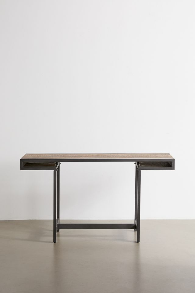 Industrial Wraparound Desk