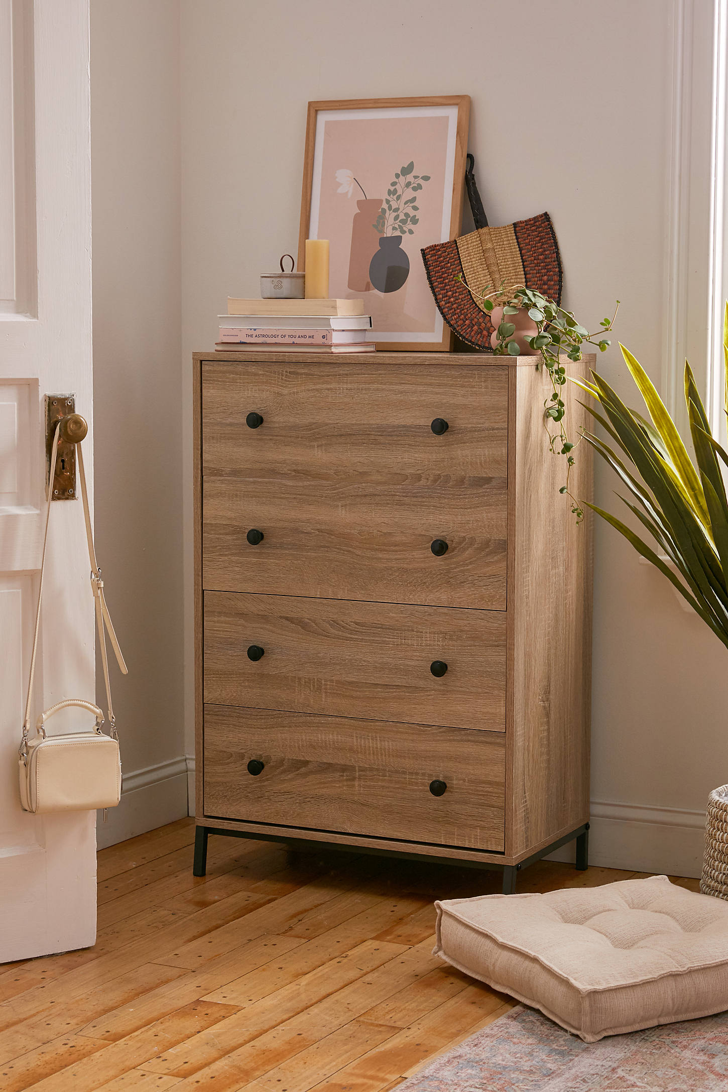 Kirby Tall 4-Drawer Dresser