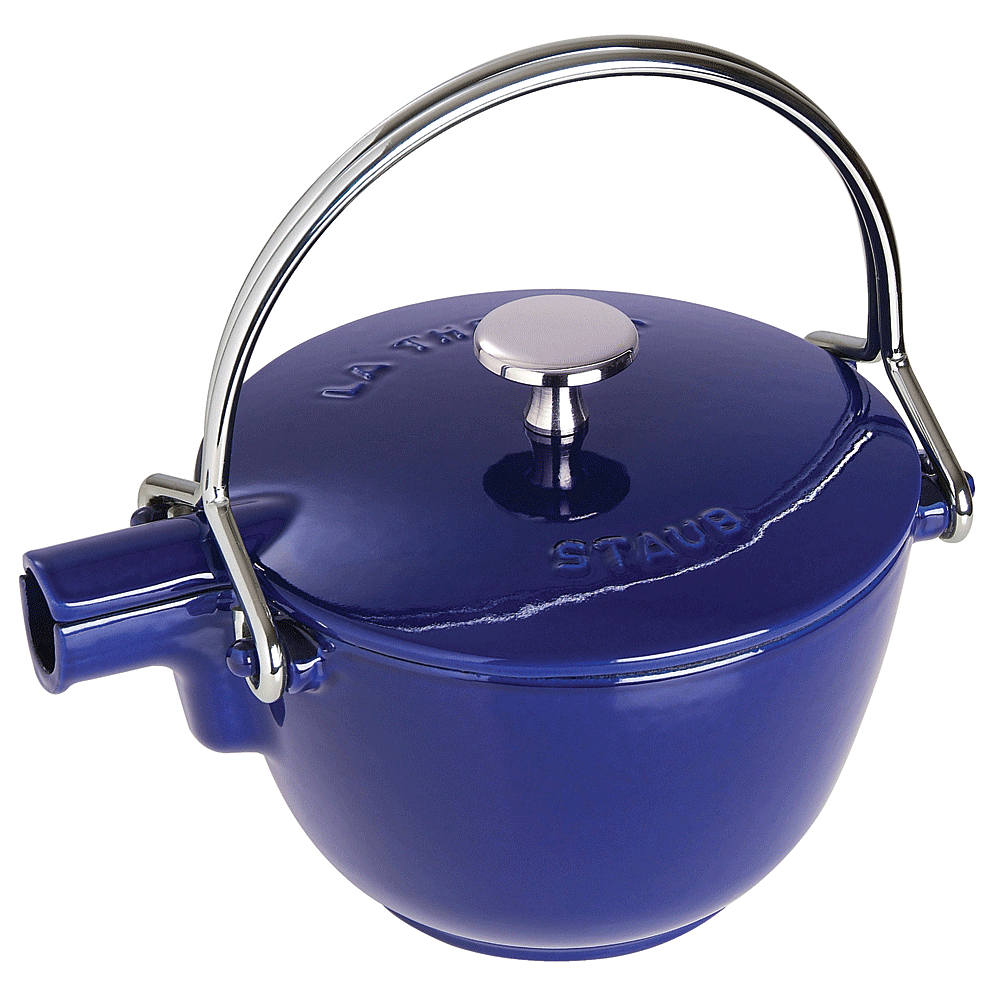 Staub Cast Iron 1-qt Round Tea Kettle
