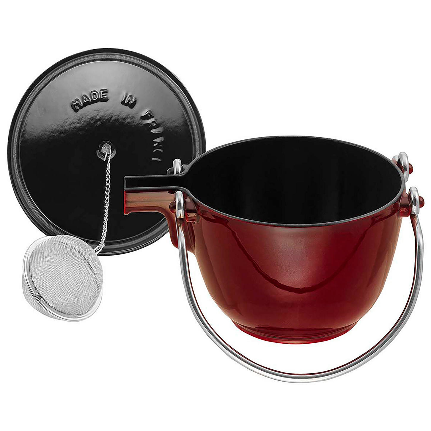 Staub Cast Iron 1-qt Round Tea Kettle