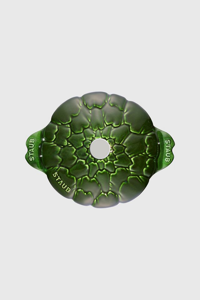 Staub Cast Iron 3-qt Artichoke Cocotte - Basil