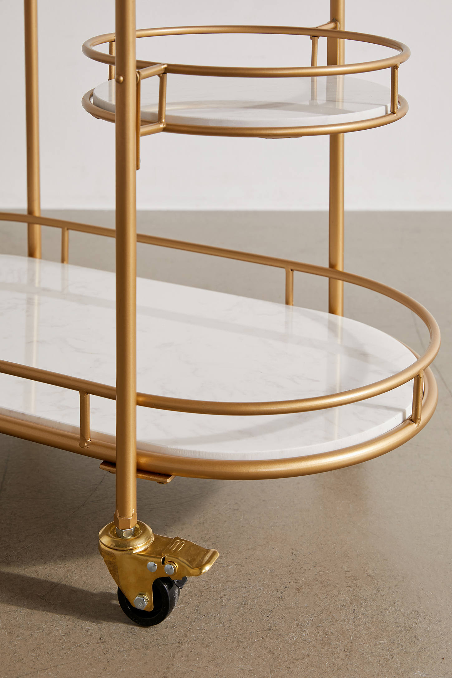 Colette Marble Bar Cart
