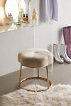 Ciara Flower Cushioned Vanity Stool