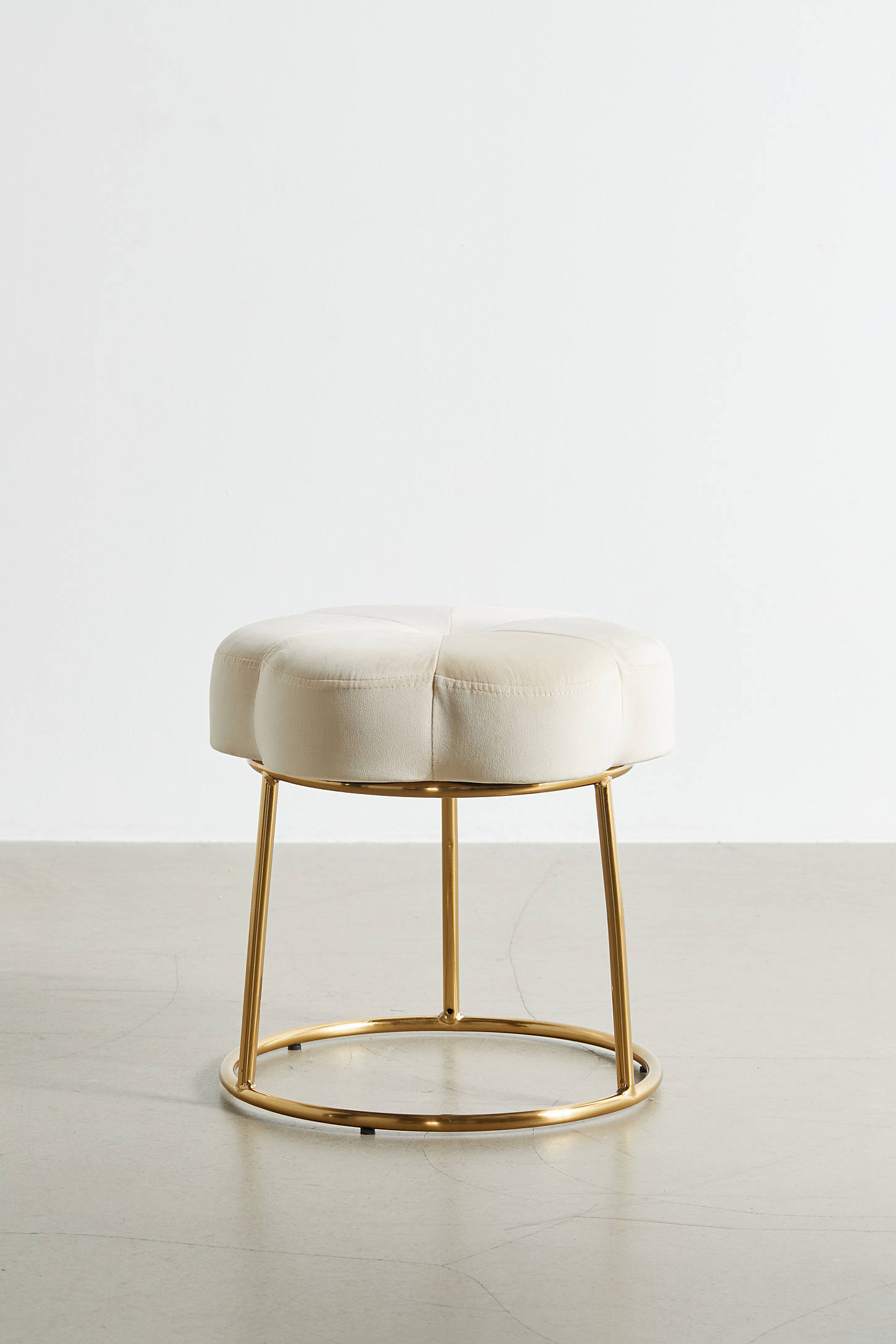 Ciara Flower Cushioned Vanity Stool
