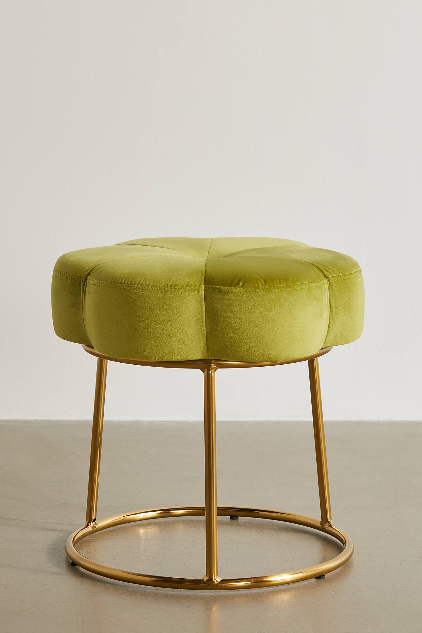 Ciara Flower Cushioned Vanity Stool