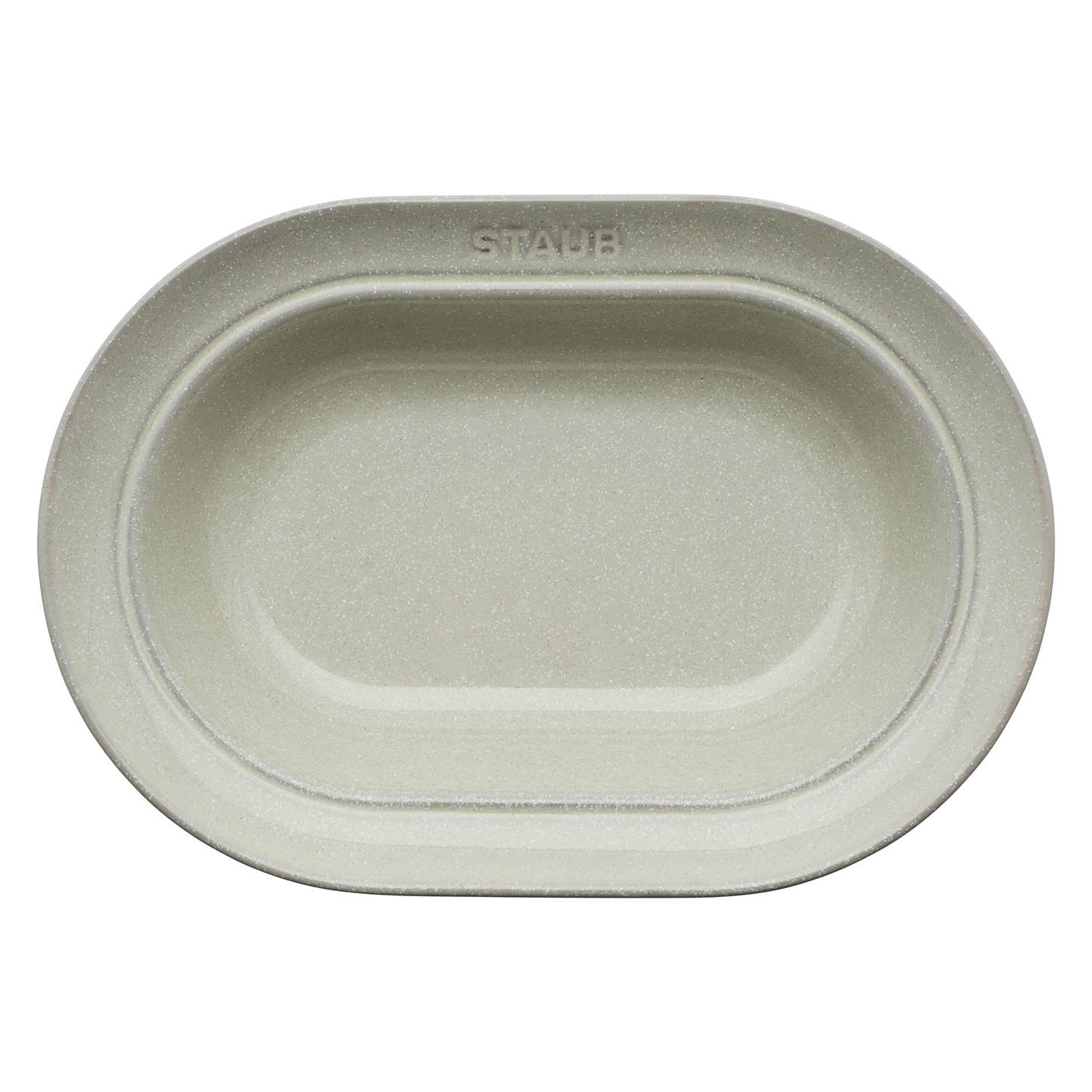 Staub Ceramic Dinnerware 10-inch Oval Stoneware Serving Dish