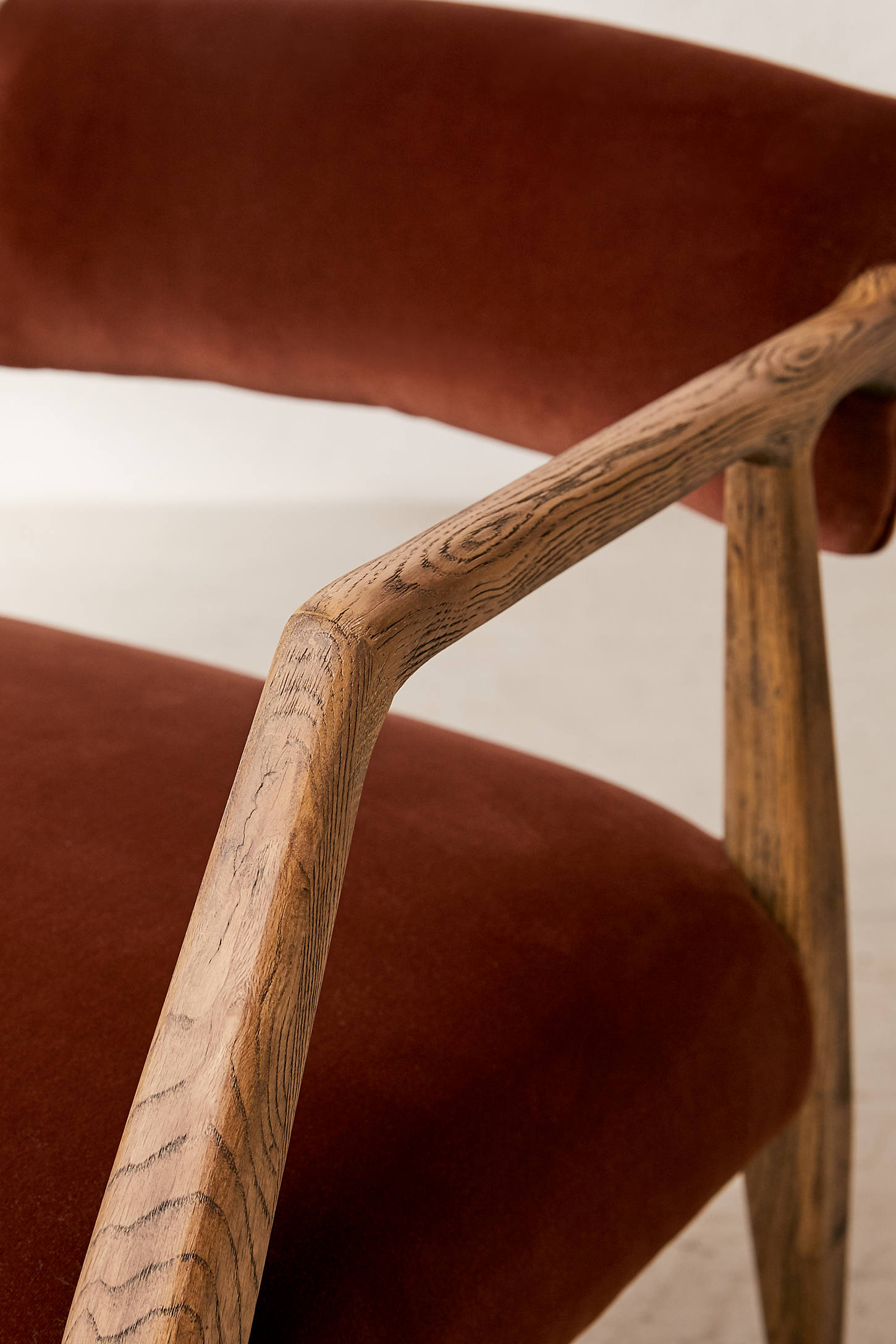 Edith Upholstered Velvet Arm Chair