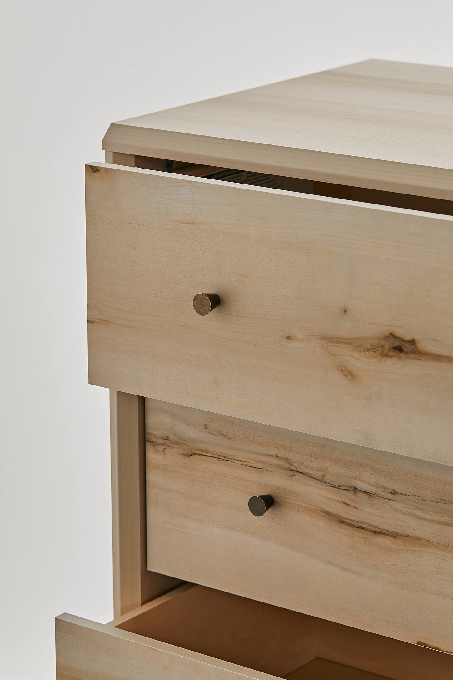 Anders Tall 4-Drawer Wood Dresser