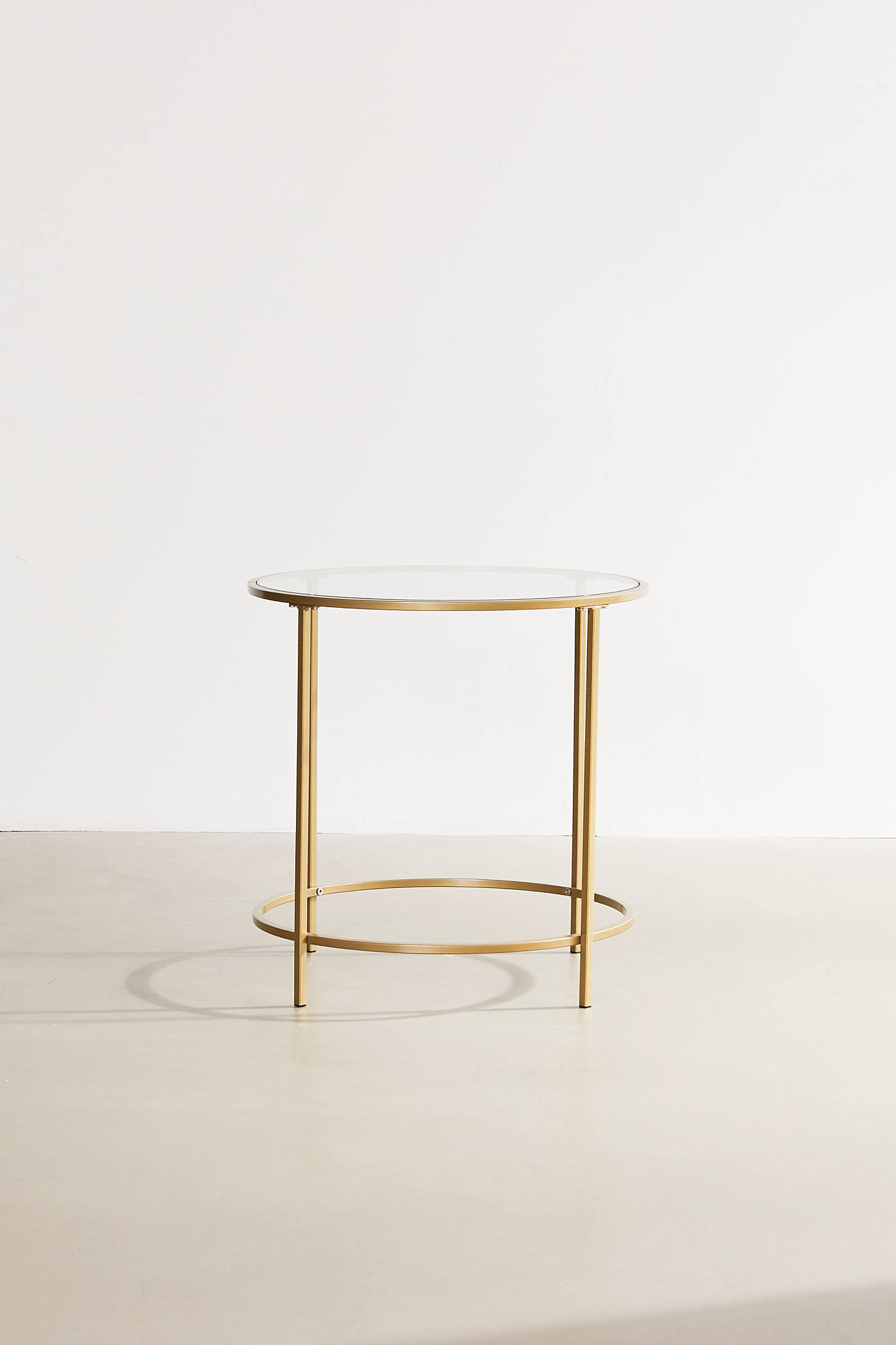 Claire Round Metal Side Table