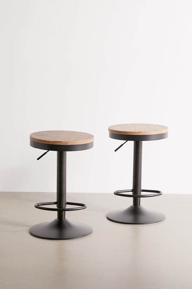 Dakota Adjustable Counter Stool - Set Of 2