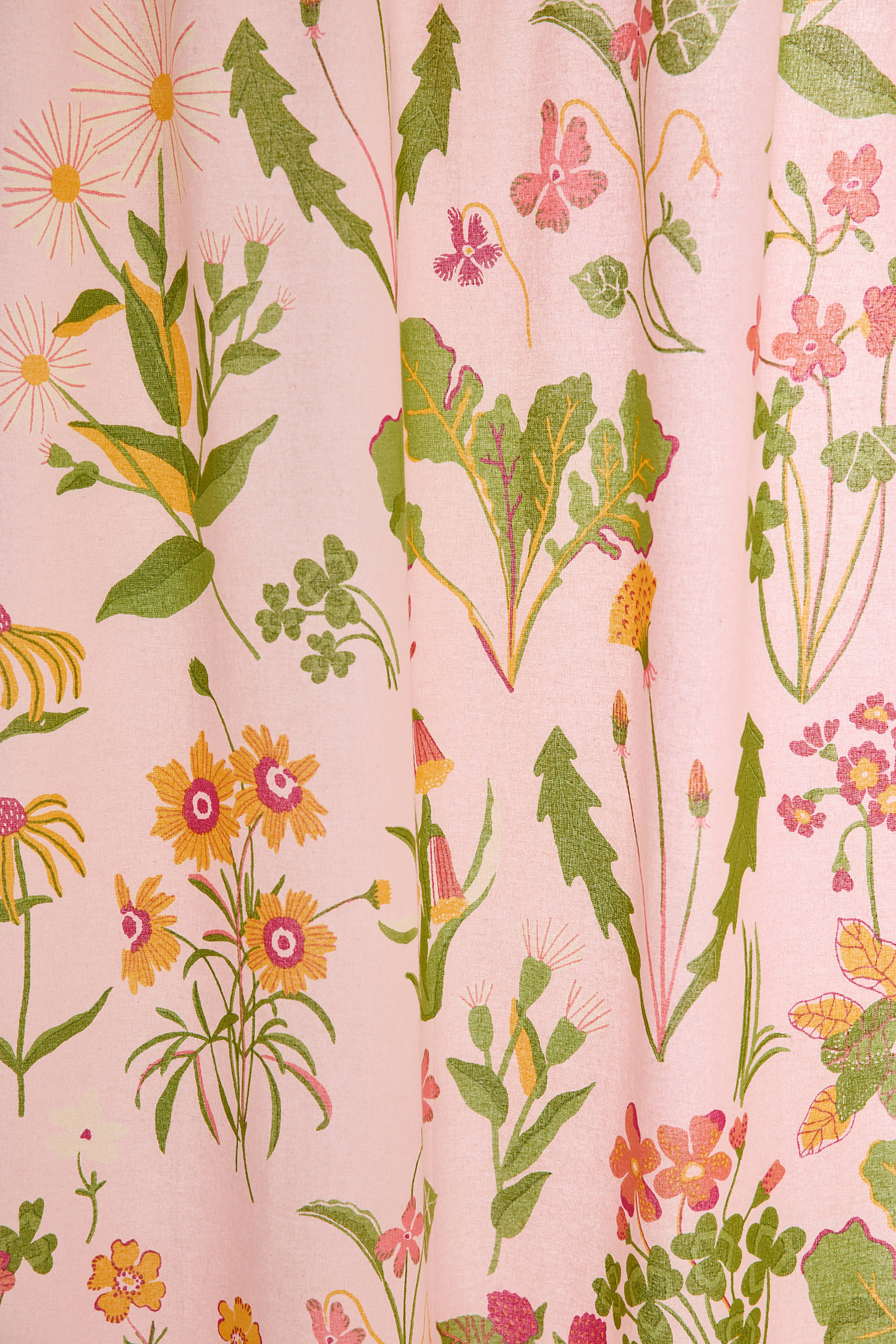 Flori Wildflower Patterned Shower Curtain