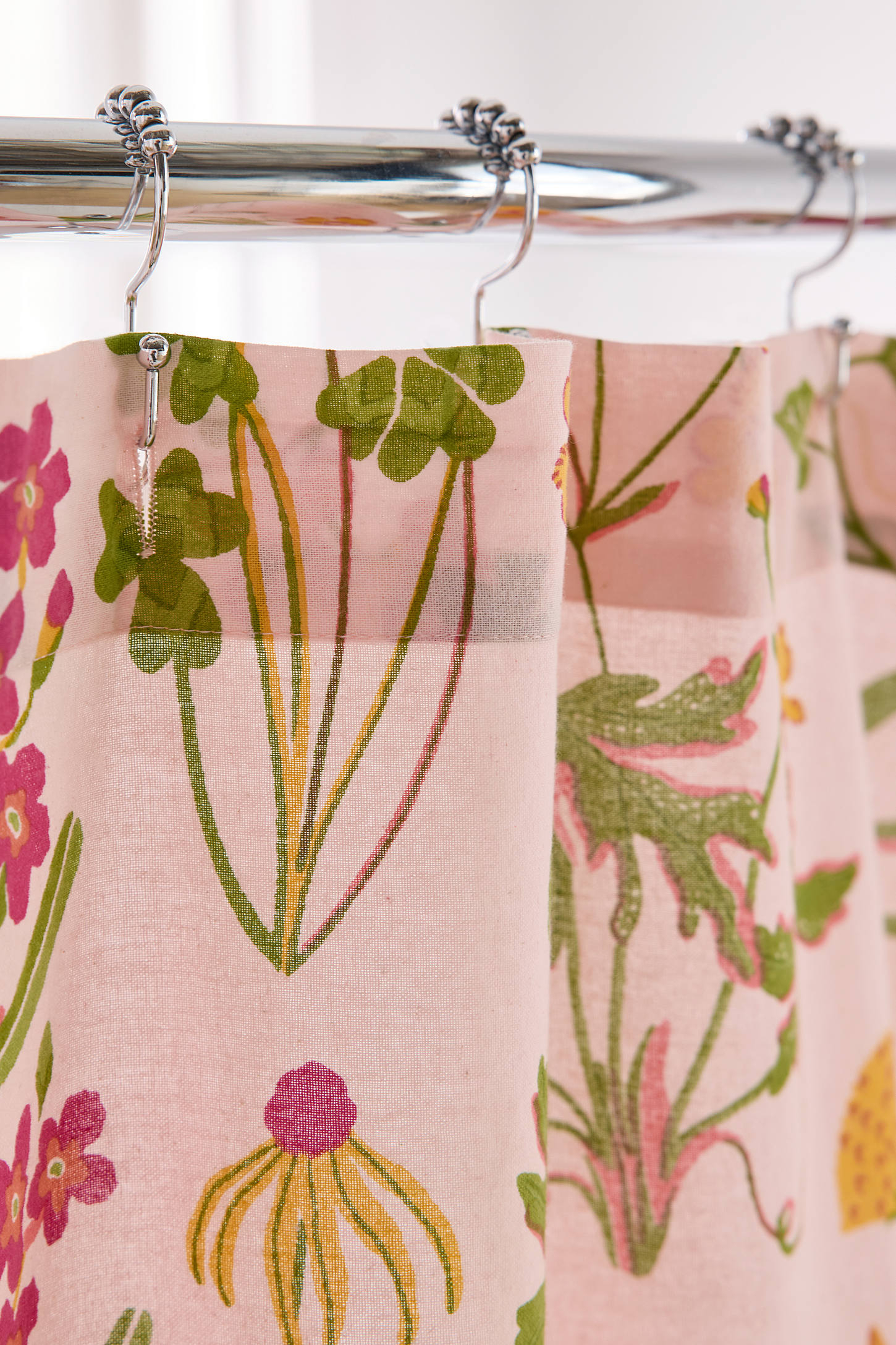 Flori Wildflower Patterned Shower Curtain
