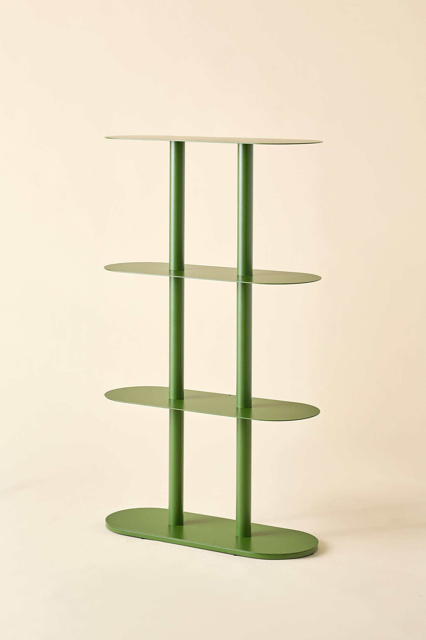 Ollie 4-Tier Iron Oval Storage Shelf