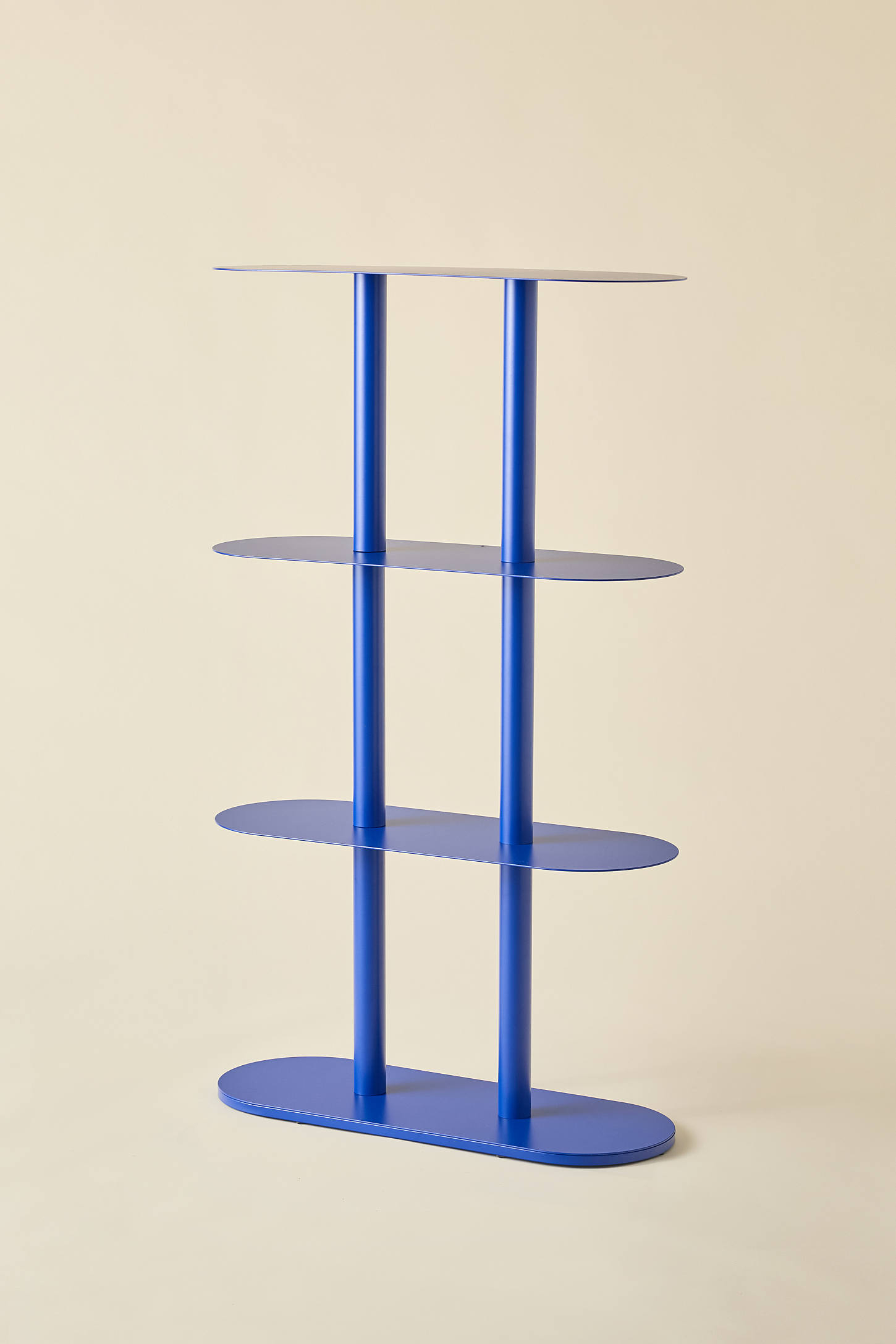 Ollie 4-Tier Iron Oval Storage Shelf