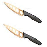 Sharp Forever 5" Copper and Stainless Steel Knife Set