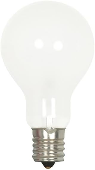 40W Frosted Warm White Incandescent A15 Light Bulbs
