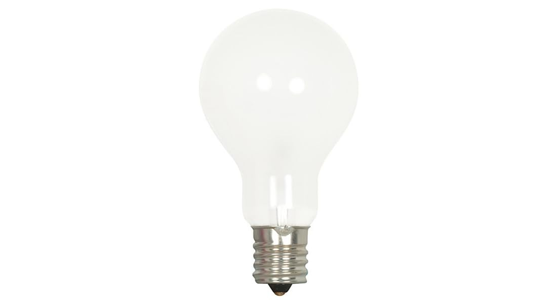 40W Frosted Warm White Incandescent A15 Light Bulbs